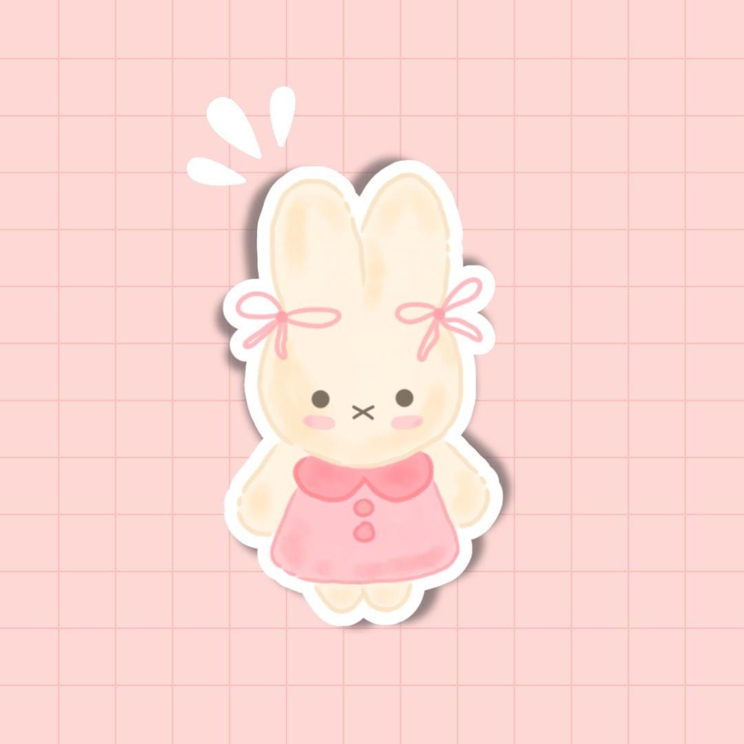 1080x1080 Miffy Bunny Clipart. Kawaii Stickers, Scrapbooking (PNG Digital Download)