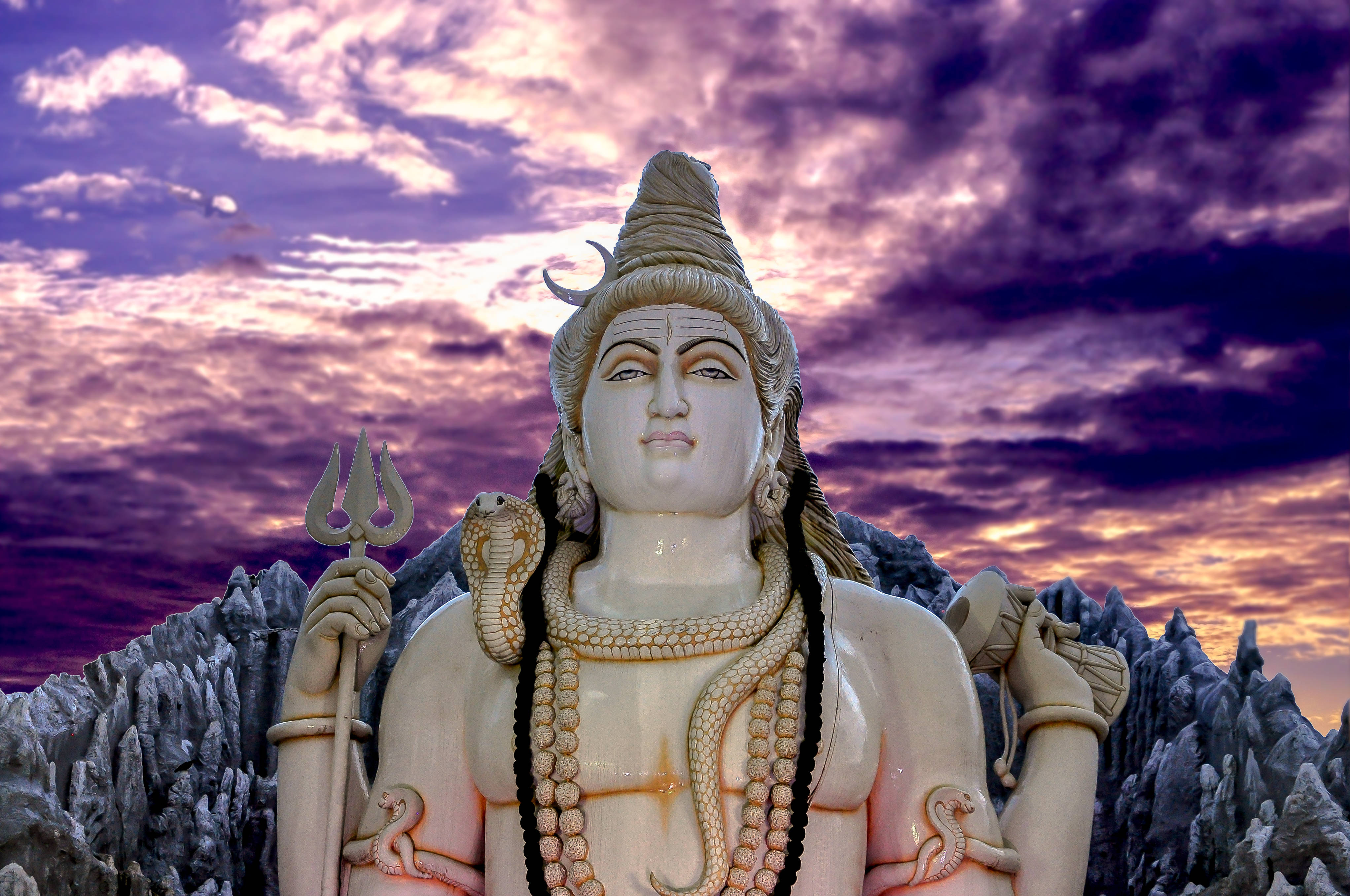 4088x2715 Download Shivoham Shiva Temple India Wallpaper
