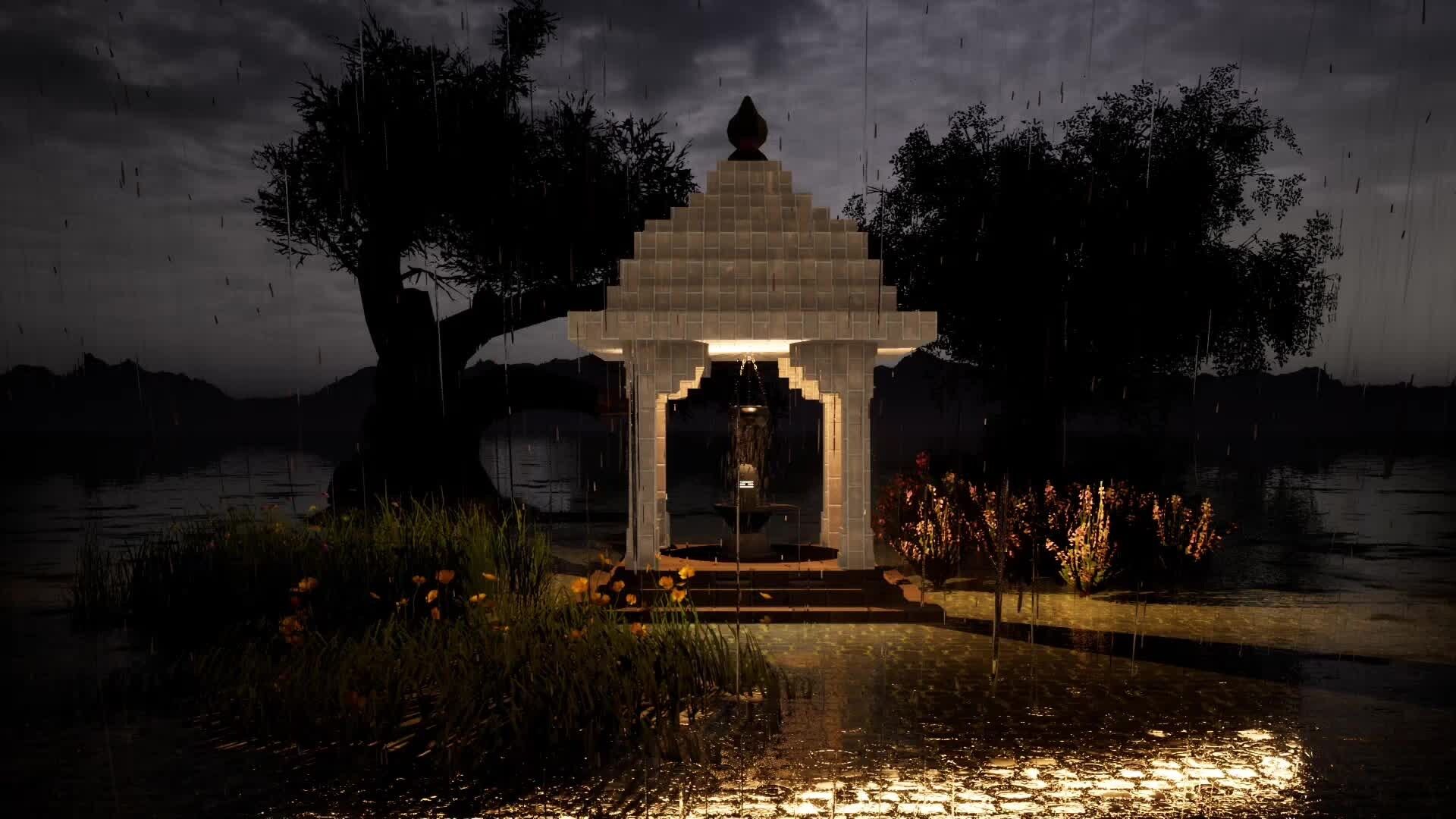 1920x1080 Lord shiva temple