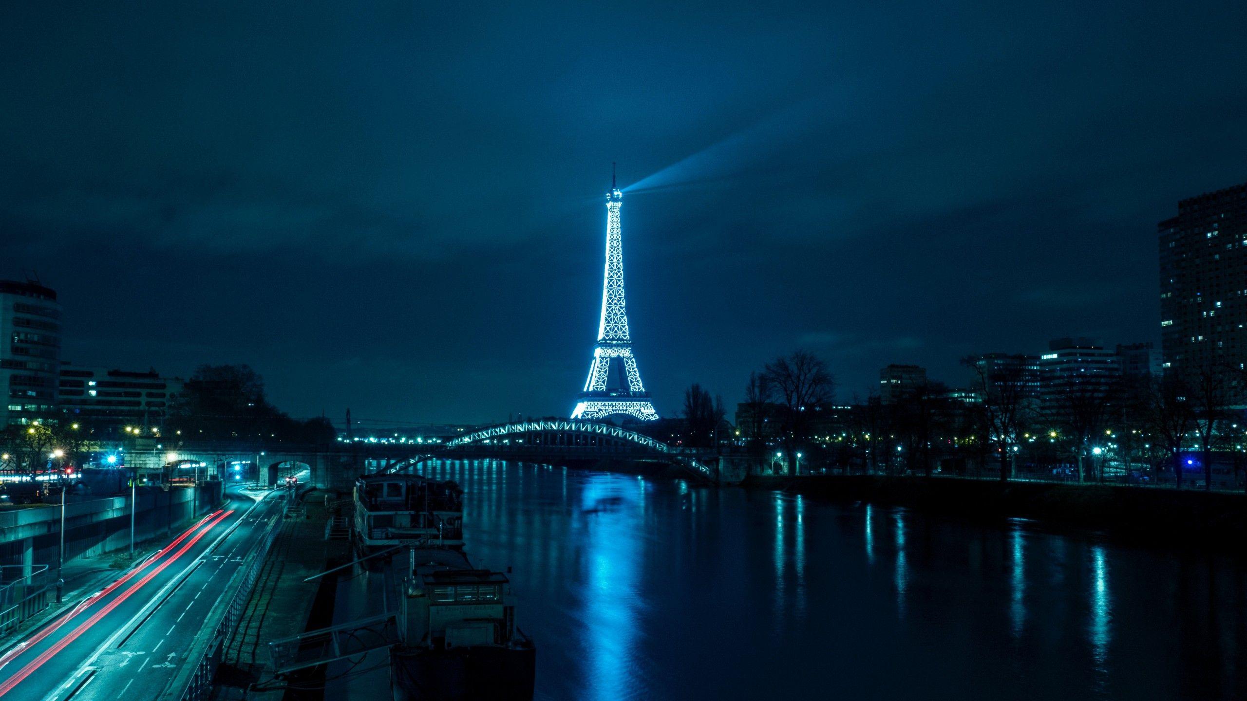 2560x1440 Wallpaper Eiffel Tower, France, Paris, 4K, 5K, Architecture