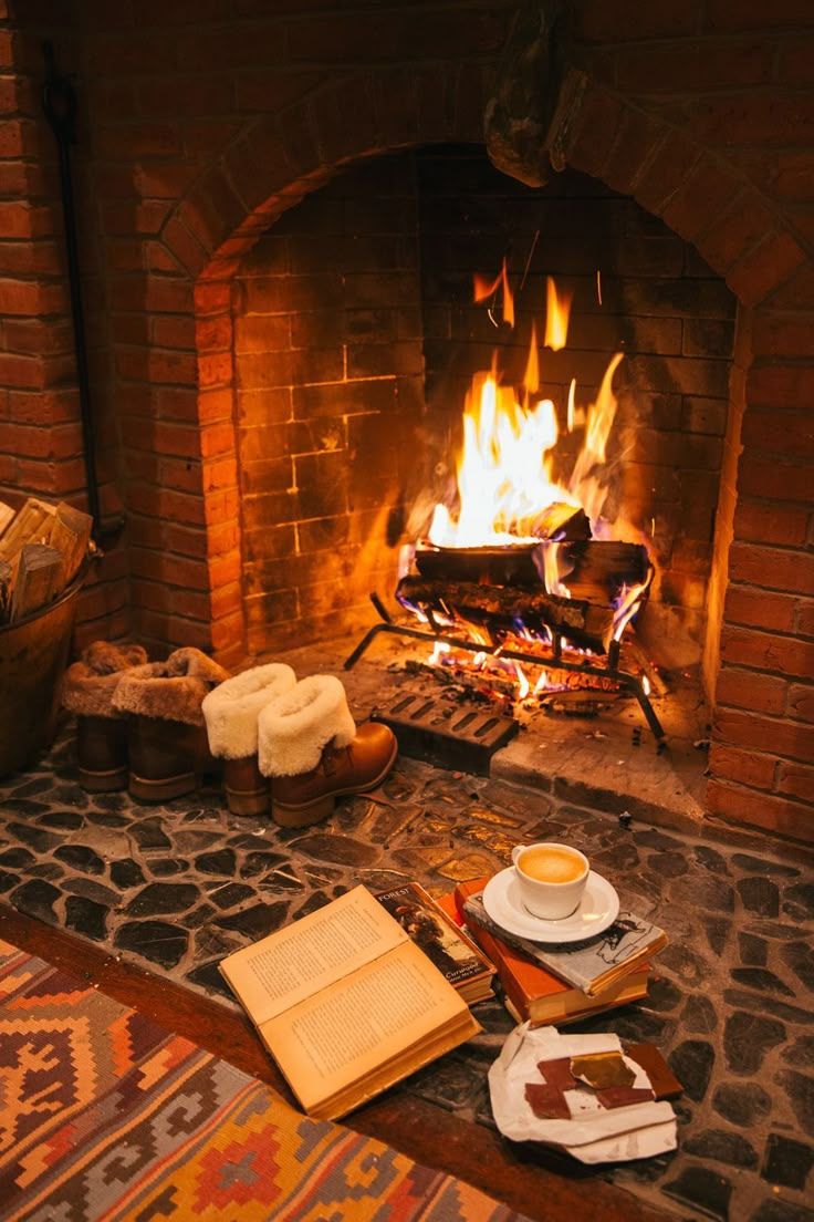 736x1104 Cozy Fireplace Photo. Cozy fireplace wallpaper, Cozy autumn cabin with fireplace, Warm fireplace aesthetic