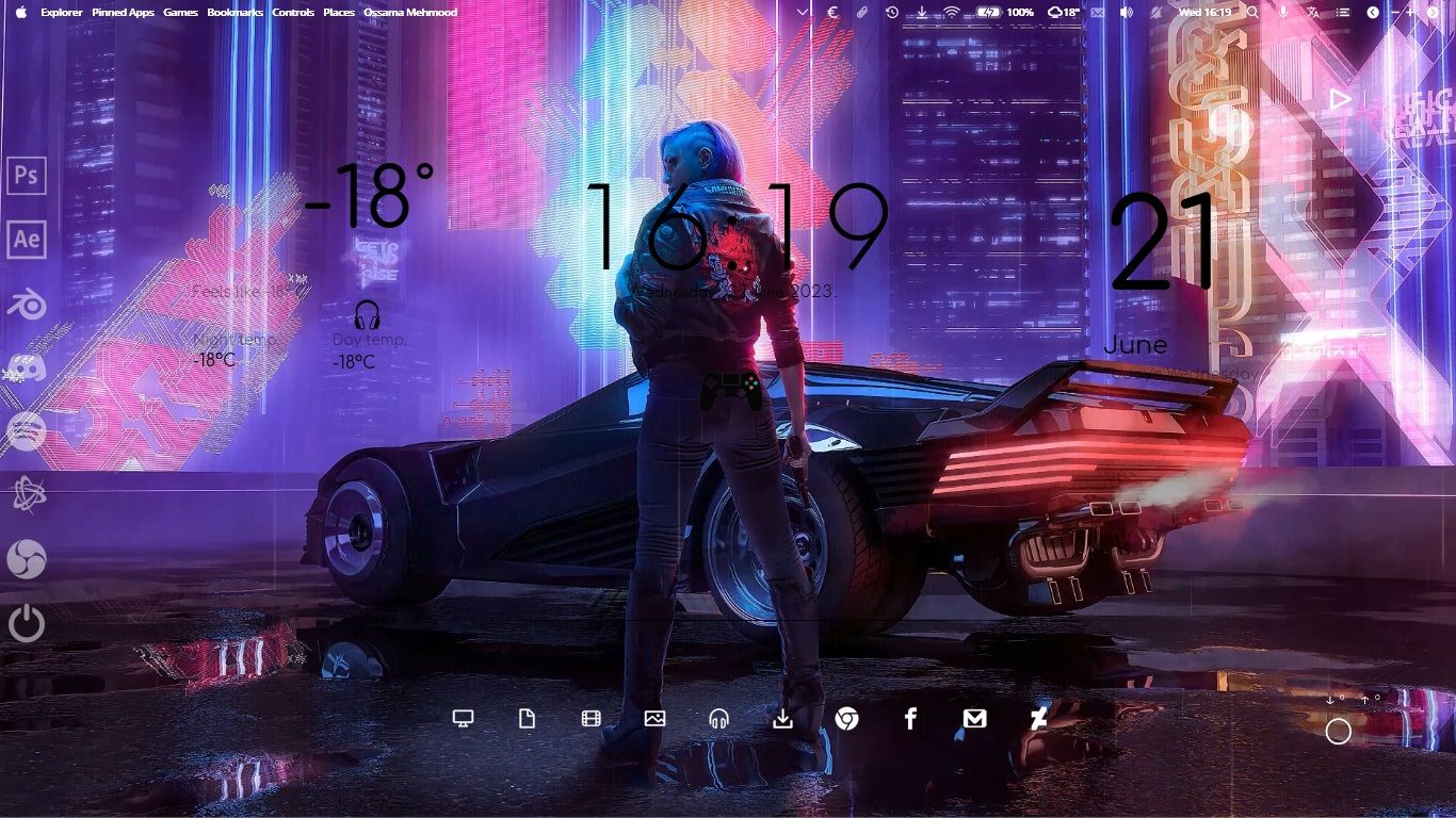 1366x768 GitHub Awesome Desktop: Design Your Awesome Workspace