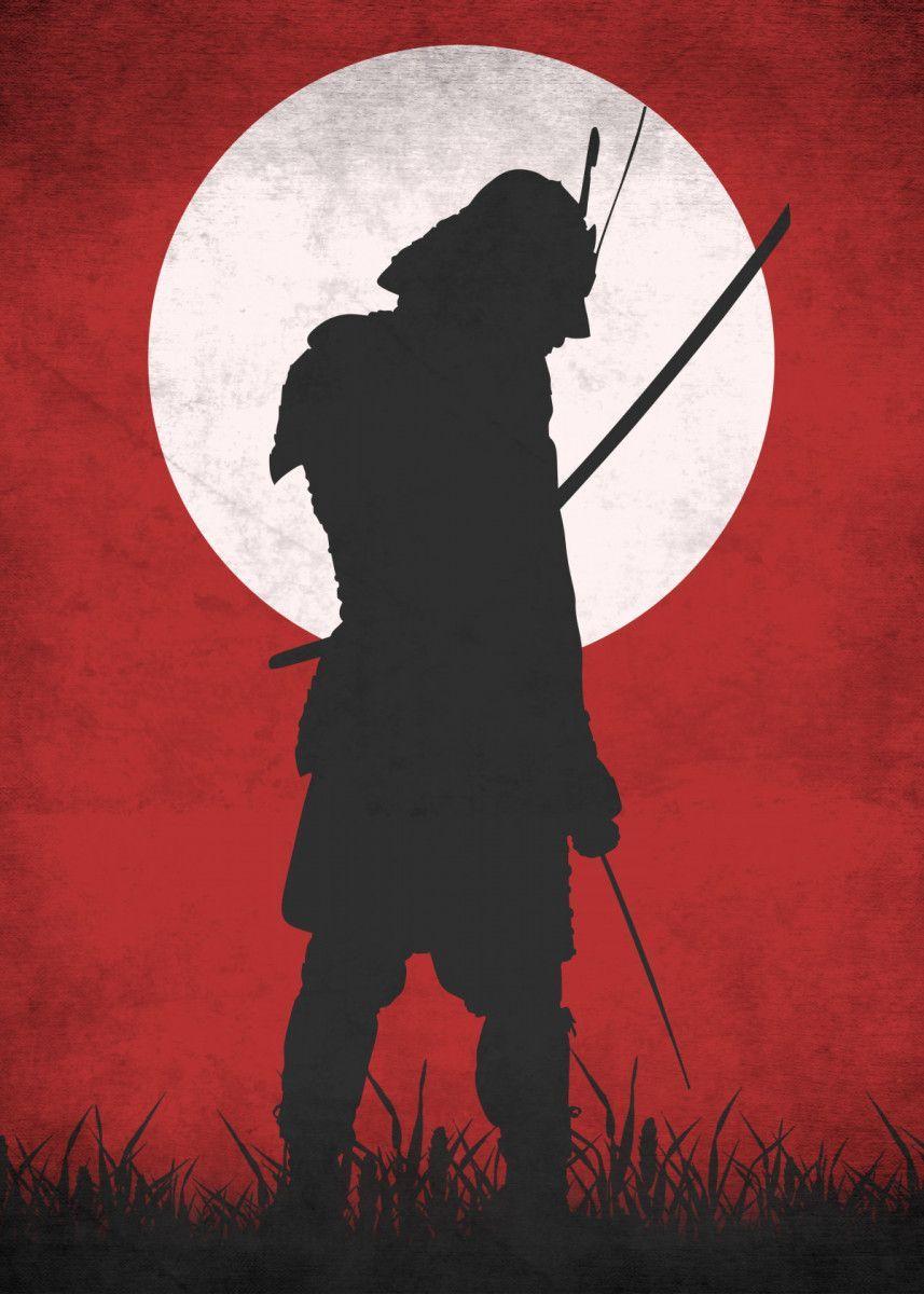 4583444 red background samurai red fantasy art warrior artwork  Rare  Gallery HD Wallpapers