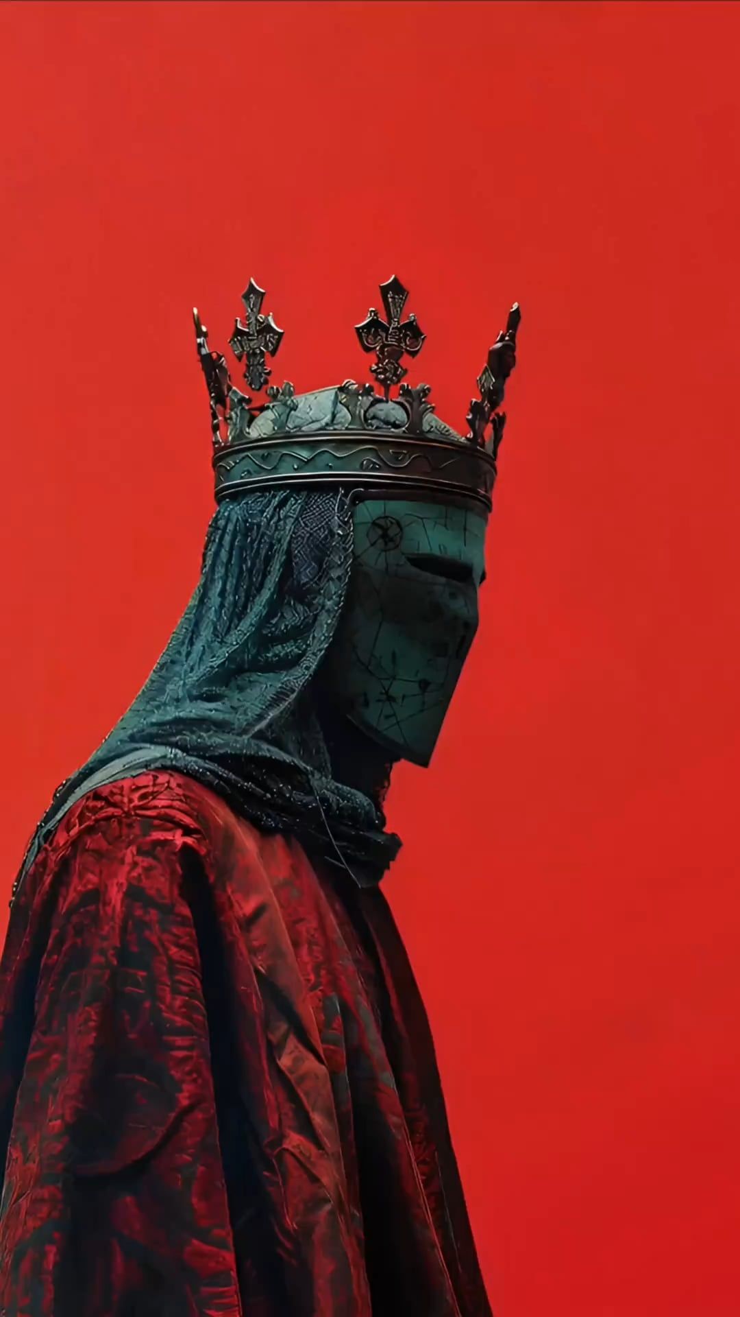 1080x1920 Dark Crowned King Red Aesthetic Live Wallpaper