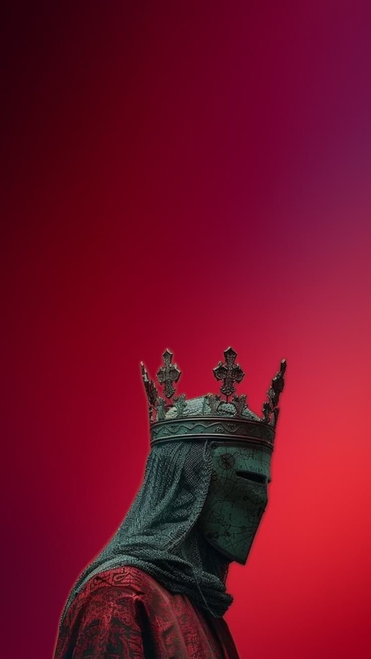 736x1308 Red and green king aesthetic. Red and green crown, Dark green and red aesthetic wallpaper