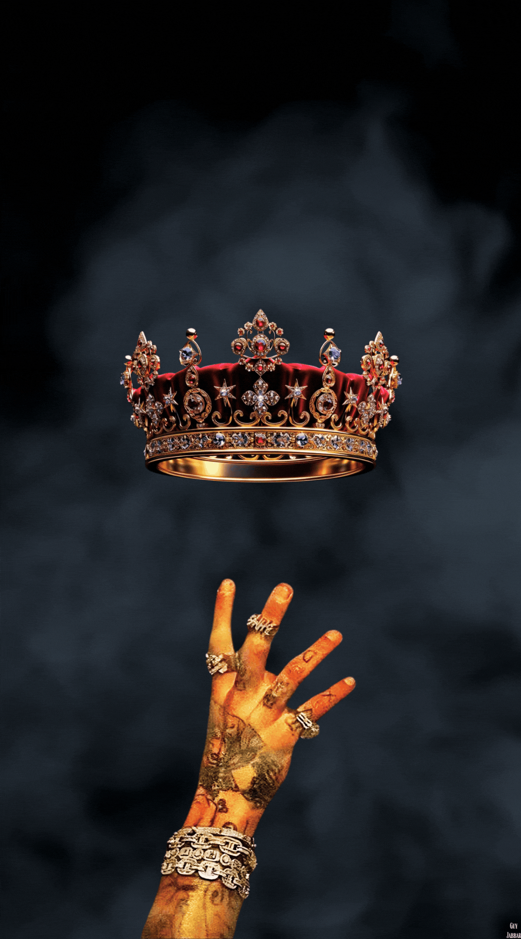 1072x1933 King Crown Wallpaper