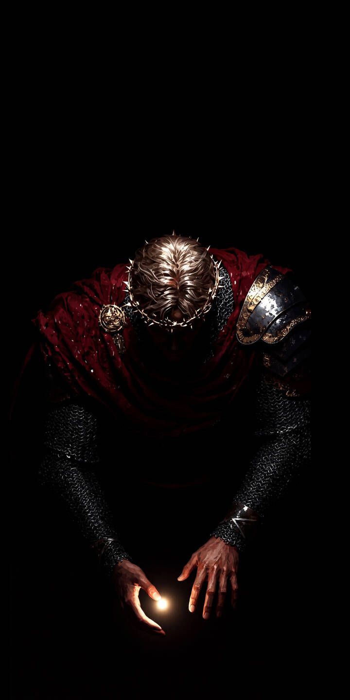 720x1440 Solemn Crown Knight Wallpaper