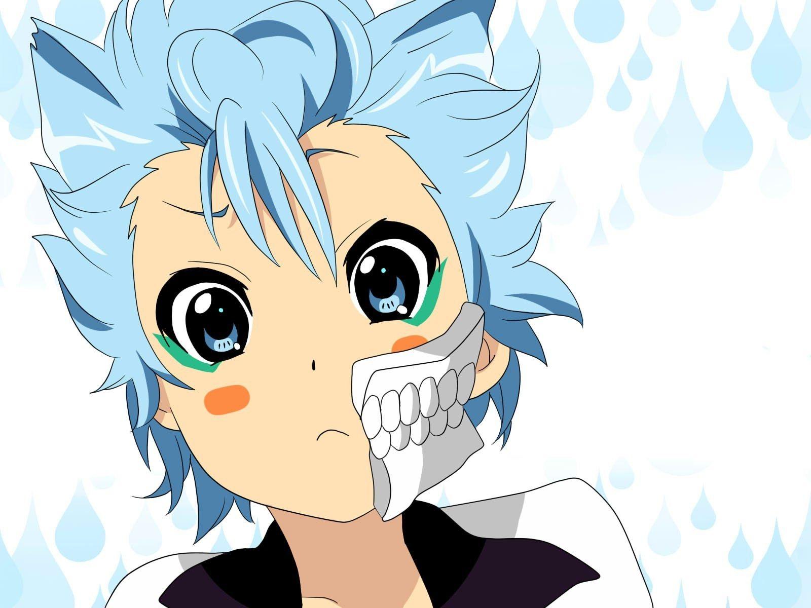 1600x1200 Blue Hair Anime Chibi Boy .
