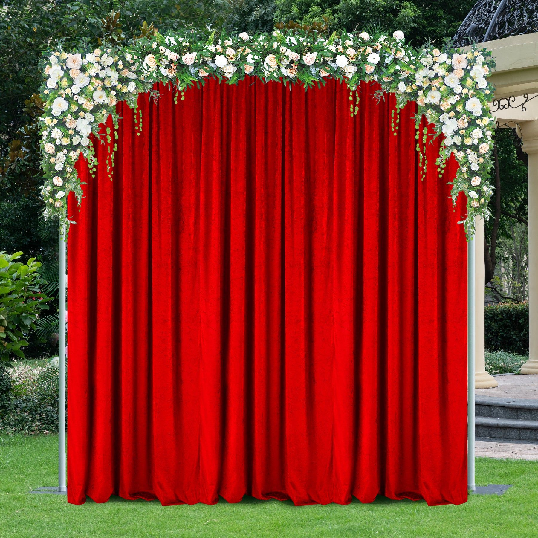 1800x1800 ft x 57 Ice Crushed Velvet (200 GSM) Event Backdrop Curtain Drape Panel (1pc)