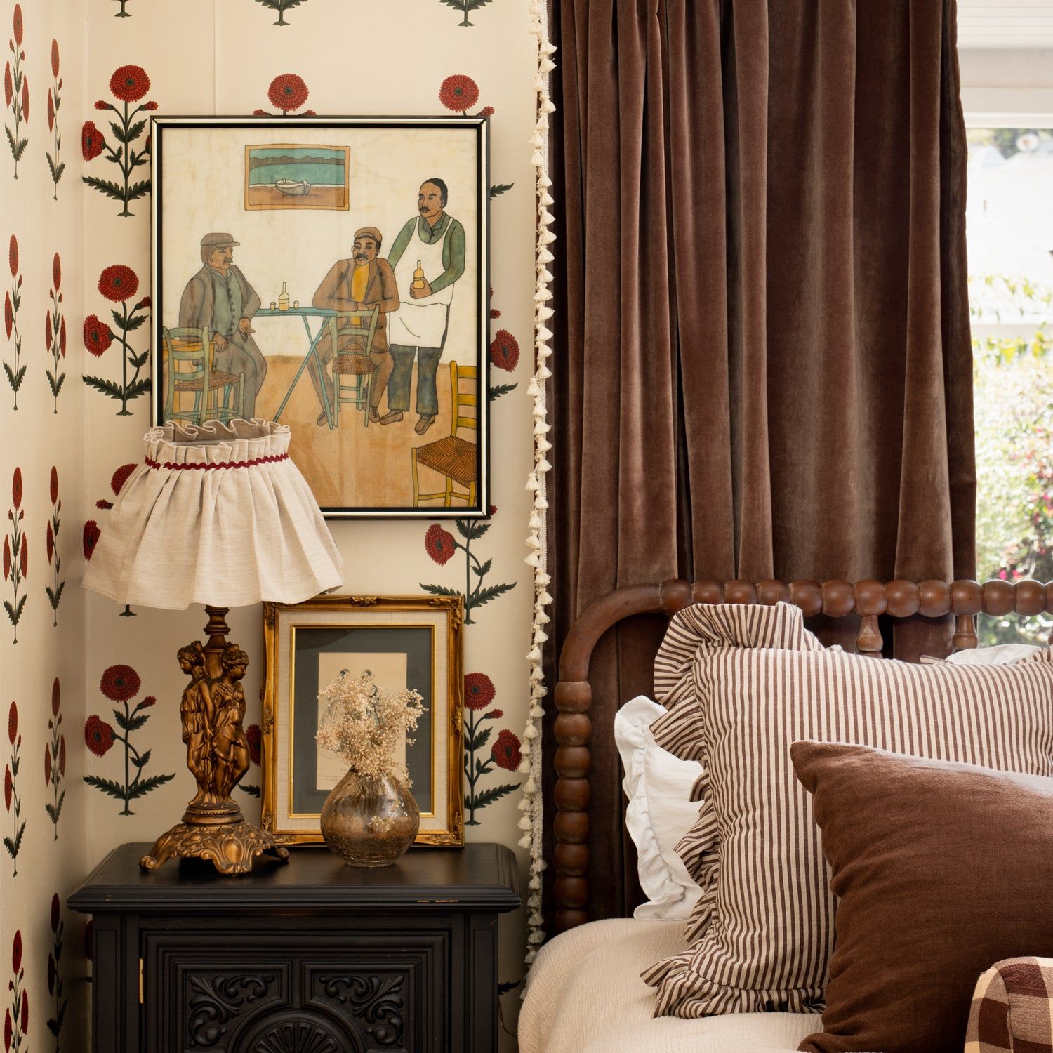1500x1500 Custom Brown Velvet Curtains