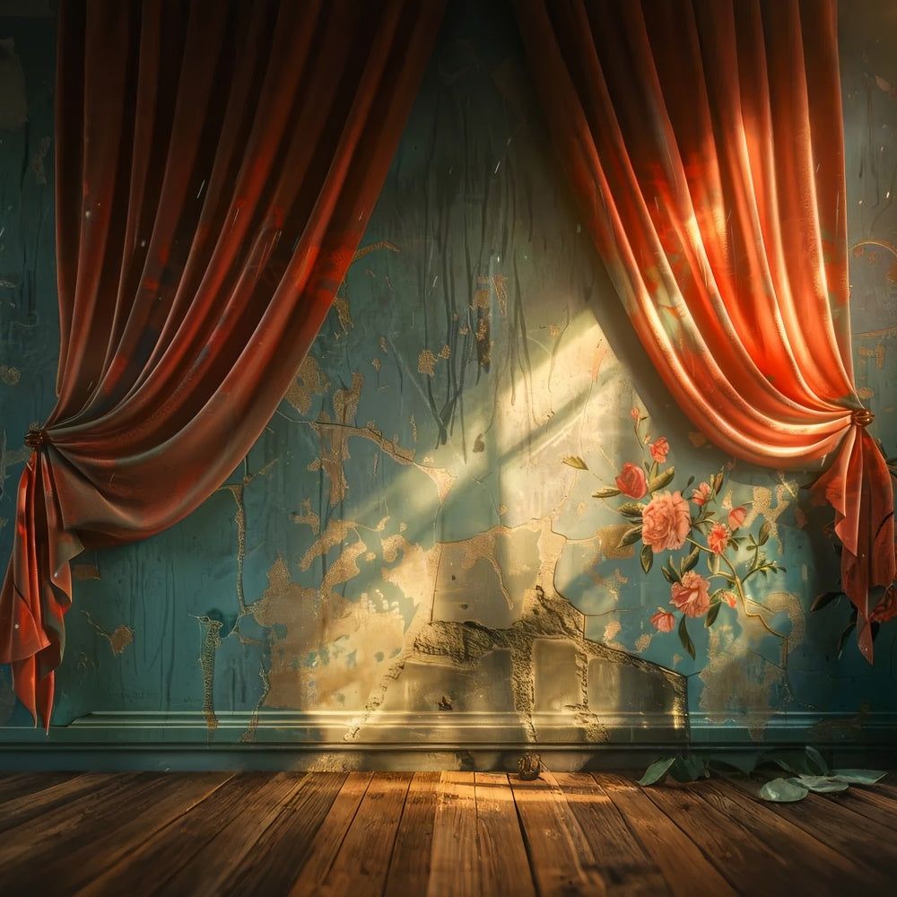 1000x1000 Maternity Backdrops Vintage Velvet Curtain Elegance Backdrop GTY2 51