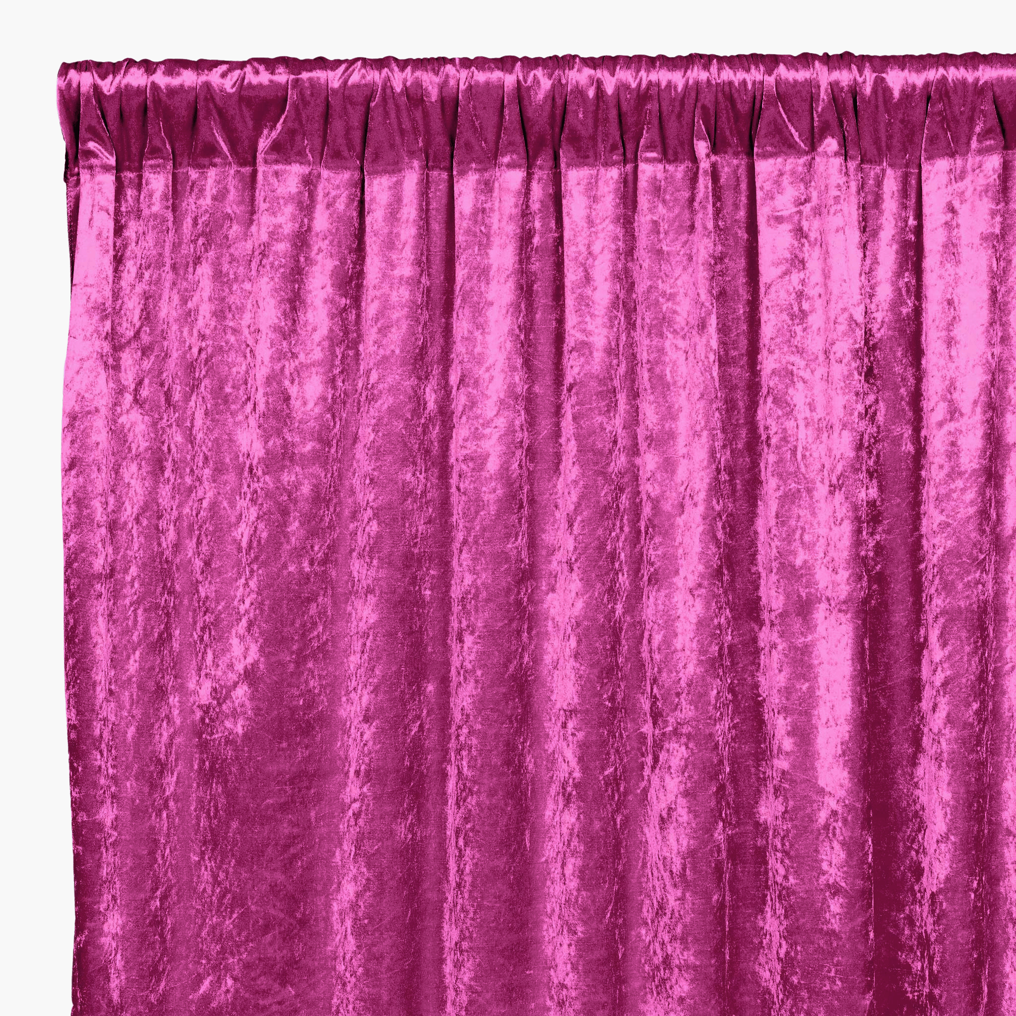 2048x2048 Magenta Velvet Drape Backdrop Curtain Panel Size: 10 Ft H X 52 In W. Wedding. Event. Wholesale By CV Linens