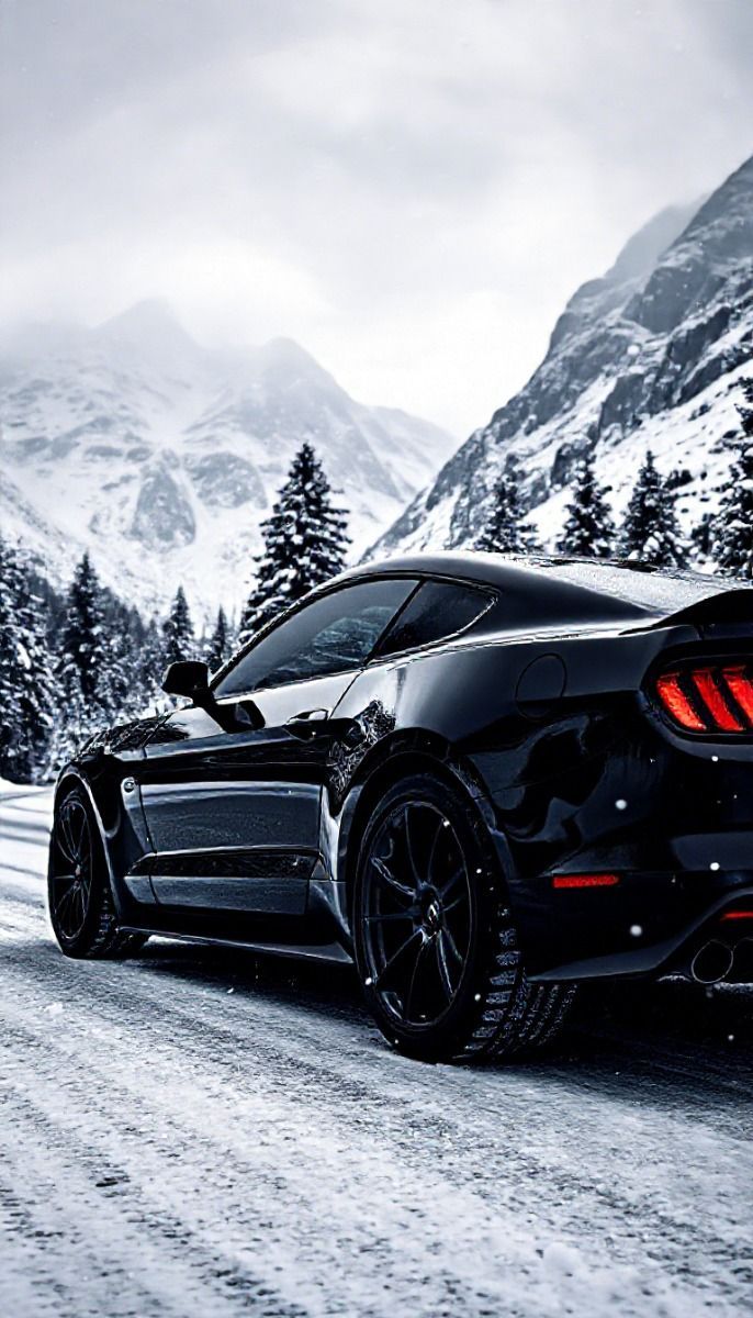 686x1200 black mustang gt wallpaper iphone aesthetic