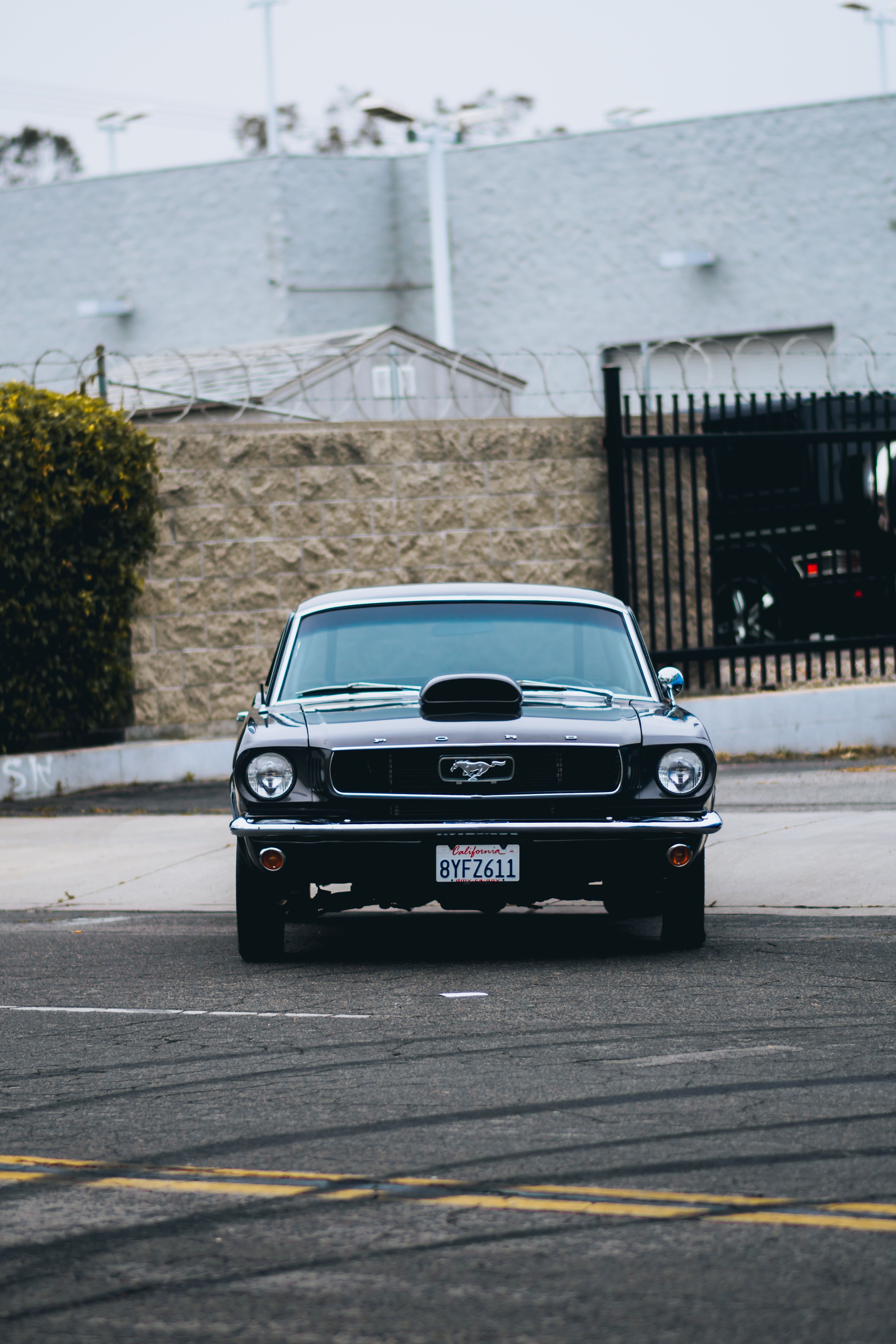 3521x5282 Classic Ford Mustang on Urban Street · Free