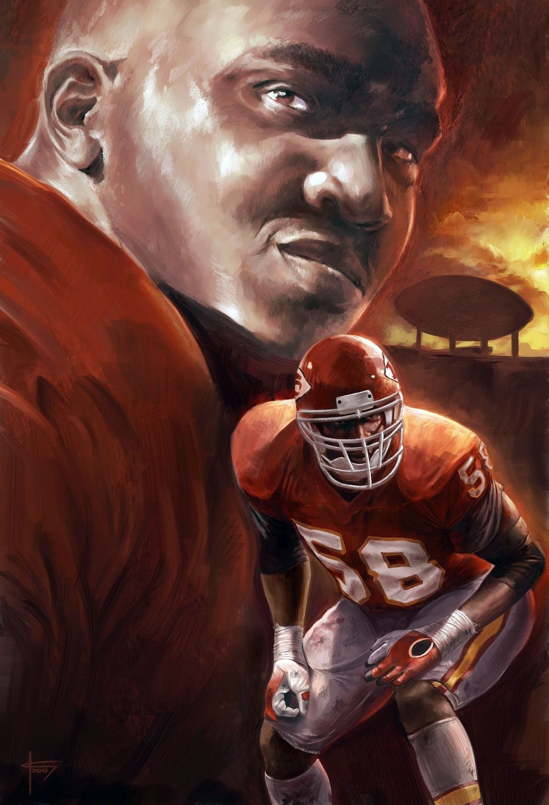 1092x1600 Derrick Thomas Wallpaper