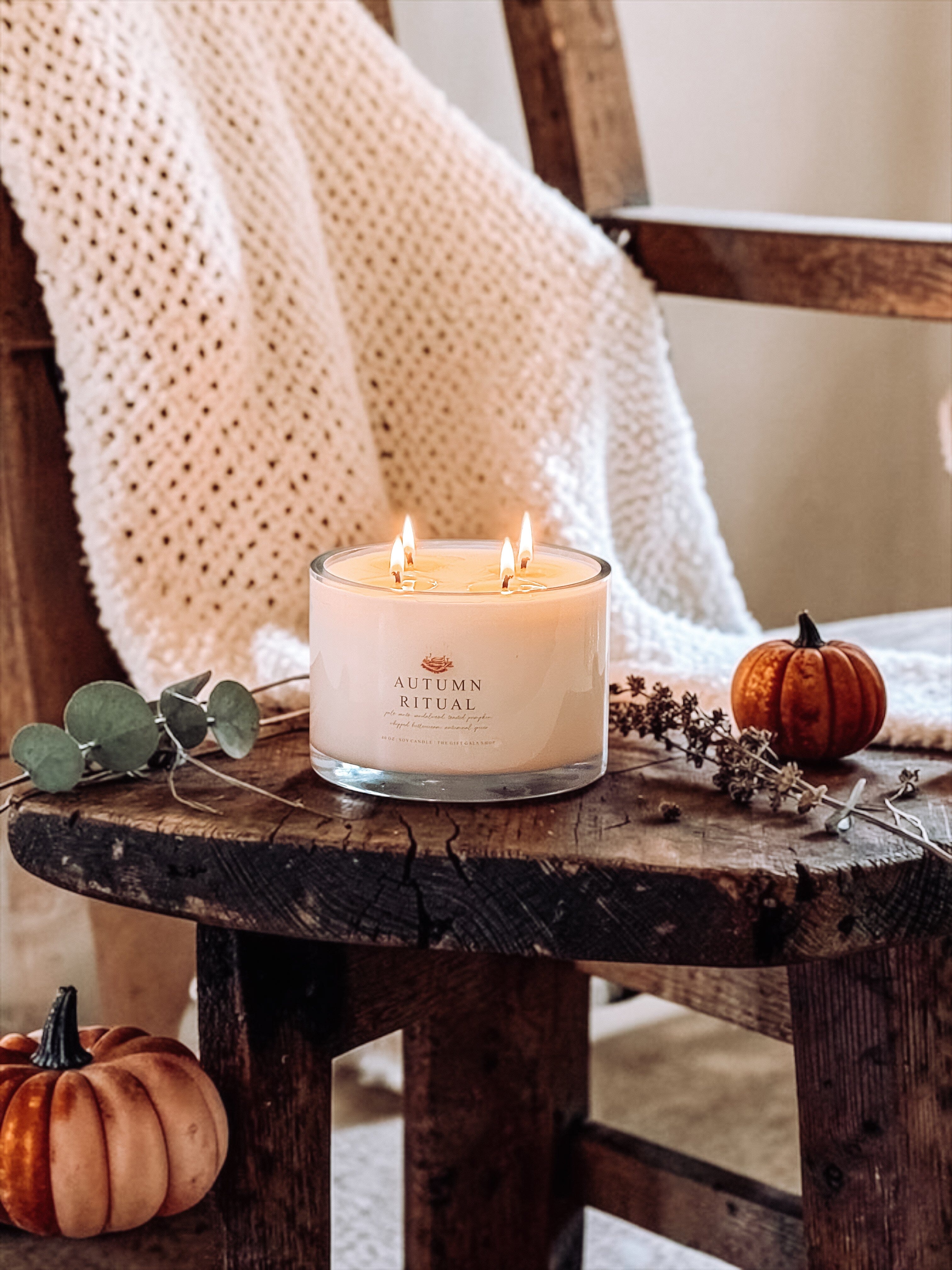 3024x4032 oz Fall Soy Candle. Extra Large Autumn Candle Wick Handmade Nontoxic Scented Candle. Cozy Fall Decor. October Traditions Collection