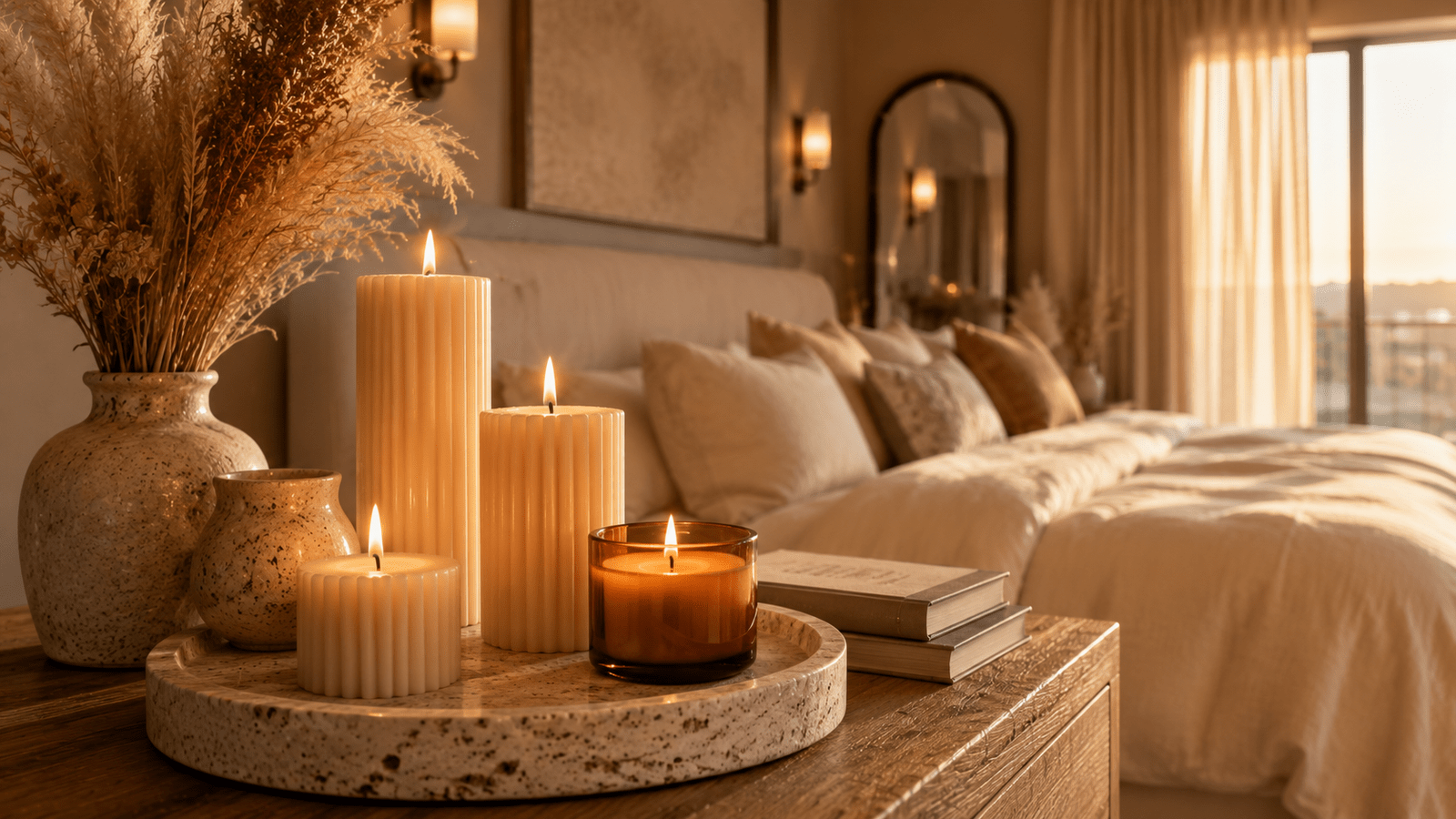 1600x900 Candle Decor Ideas for Bedroom & Cozy Home Styling