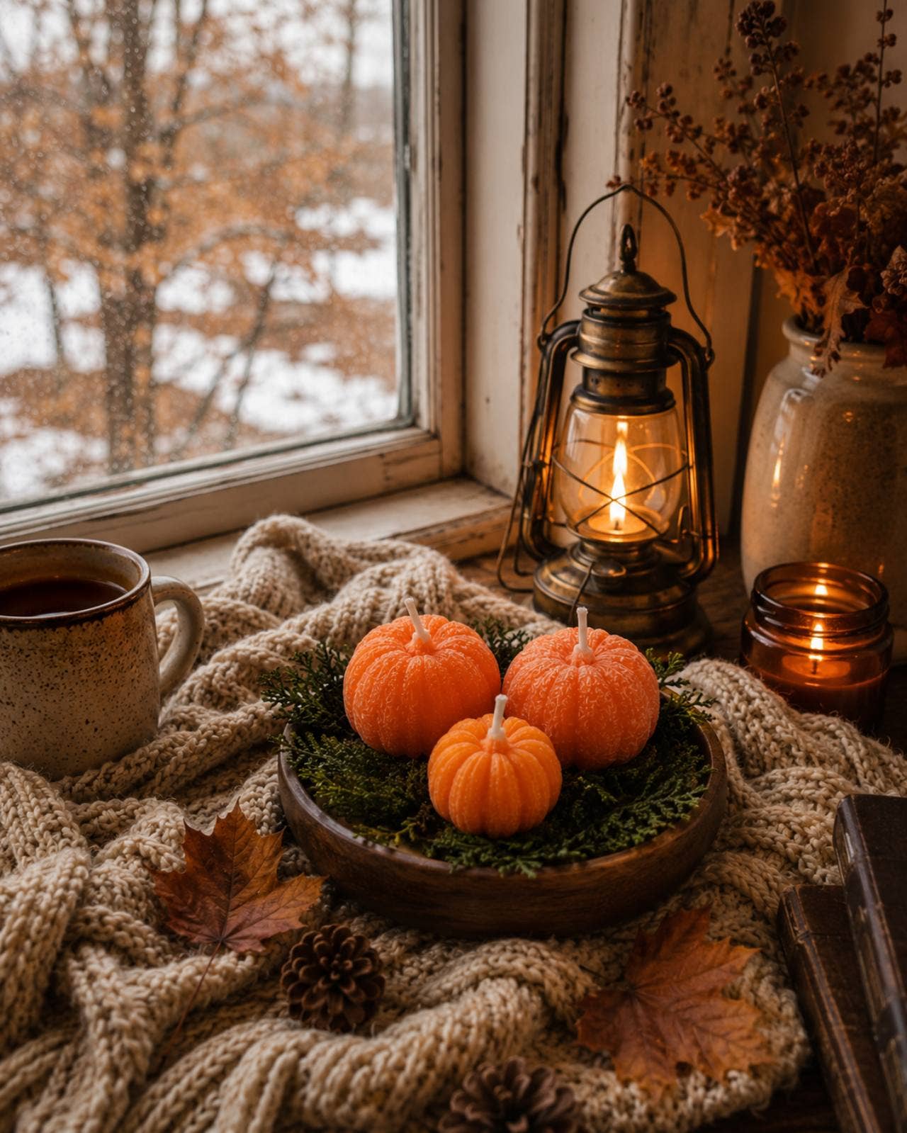 1280x1599 Wholesale Autumn Pumpkin Candle Bowl for your store