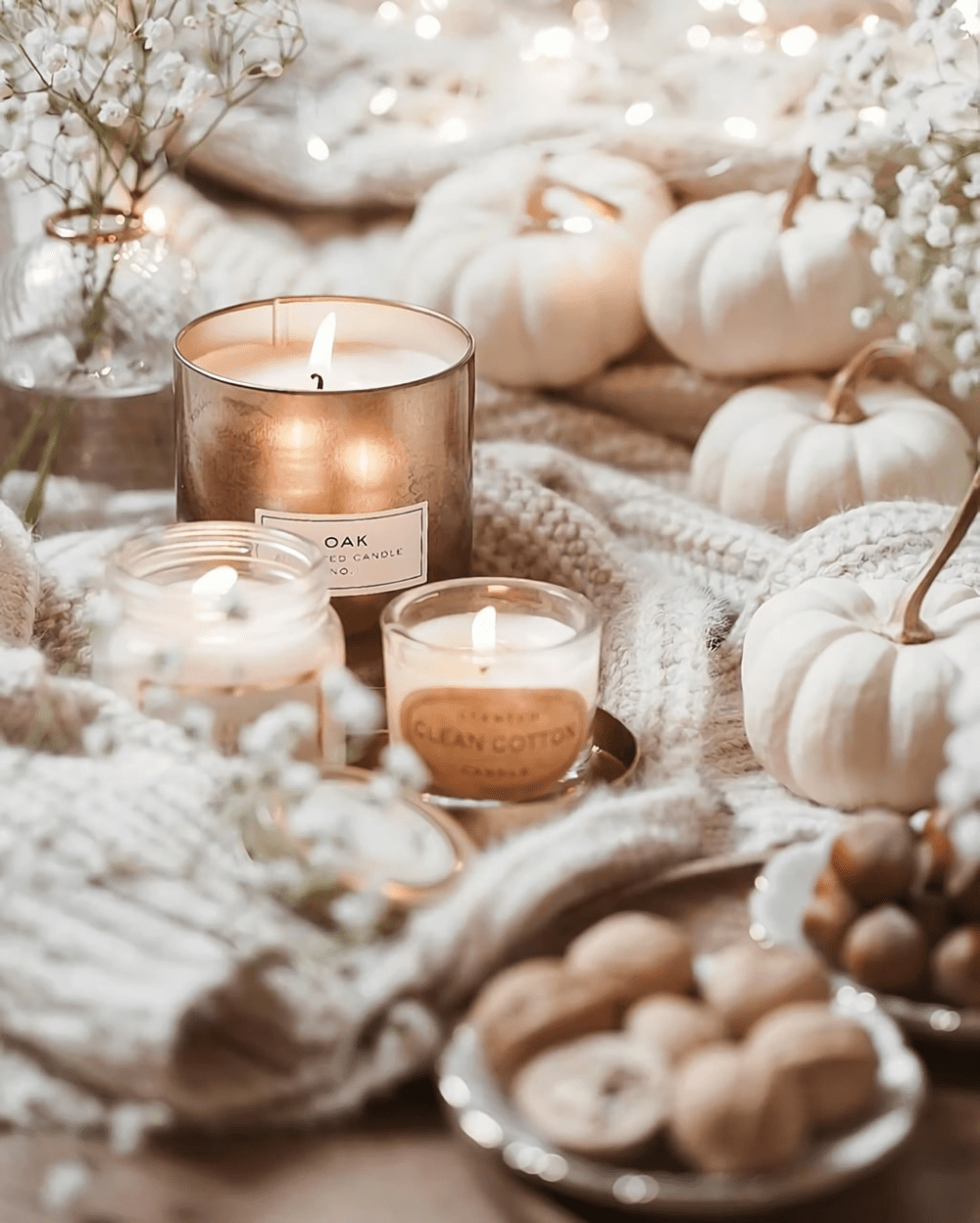 1000x1248 Candle Autumn Wallpaper