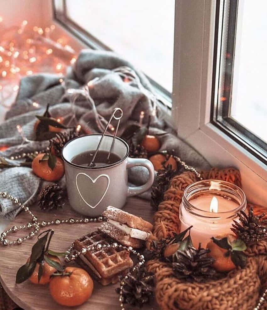 850x986 Download Embrace the Comfort of Cozy Winter Desktop Wallpaper