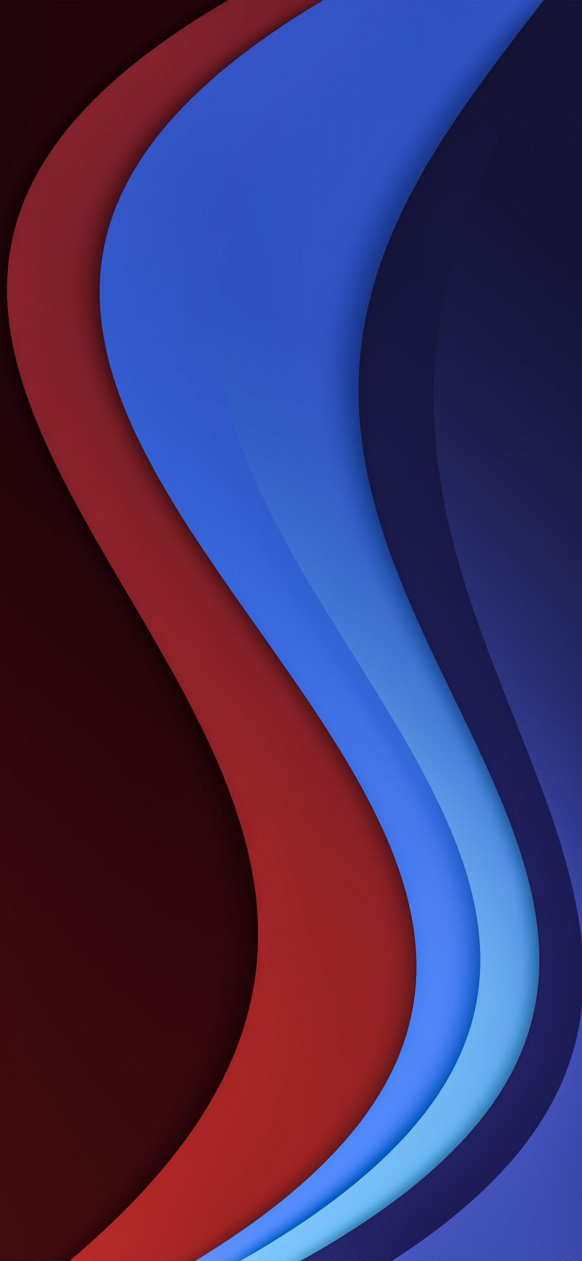 1182x2560 iOS 15.3 deep swaying lines gradient