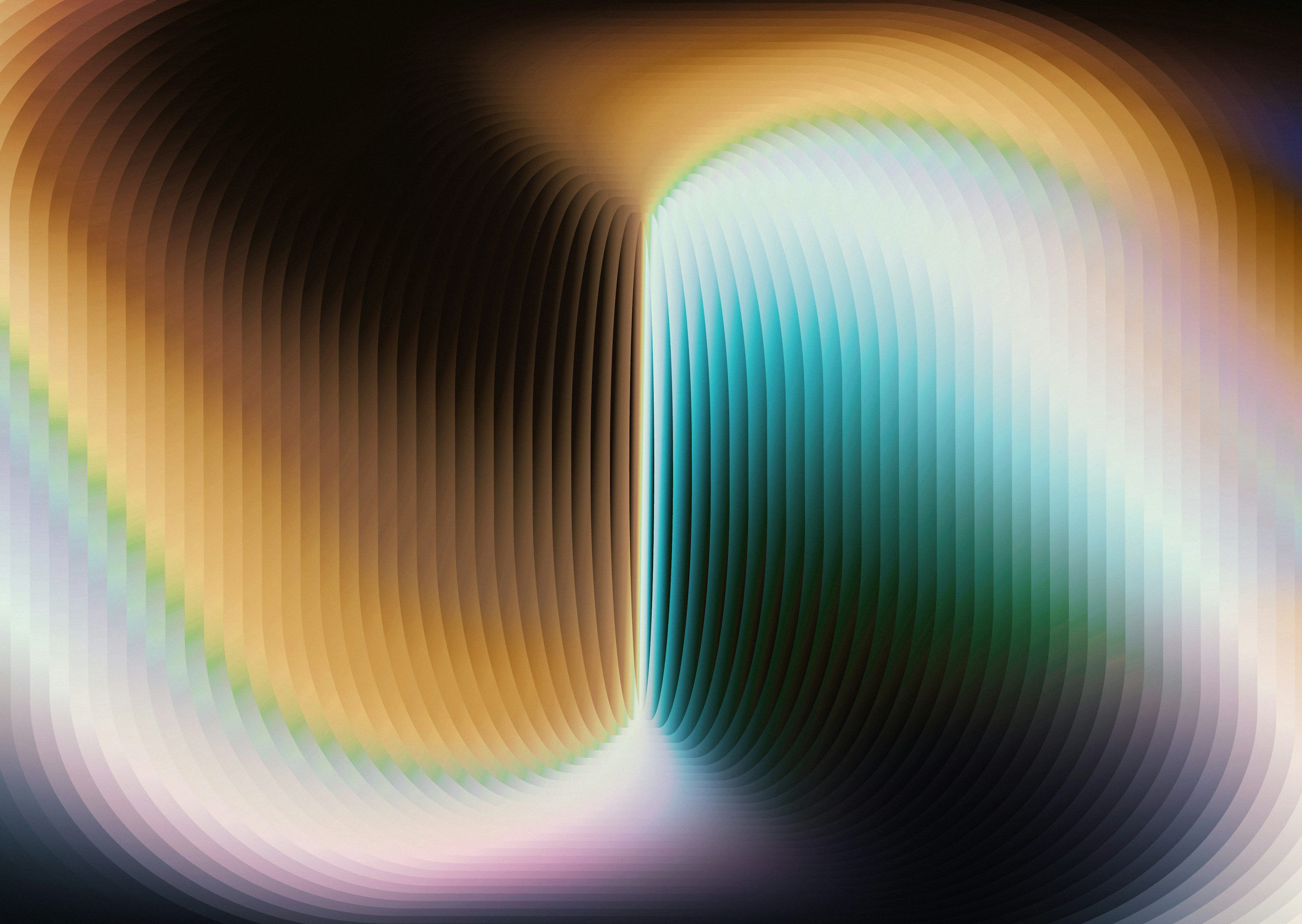 3000x2129 Abstract swirl of brown, gold, and teal colors