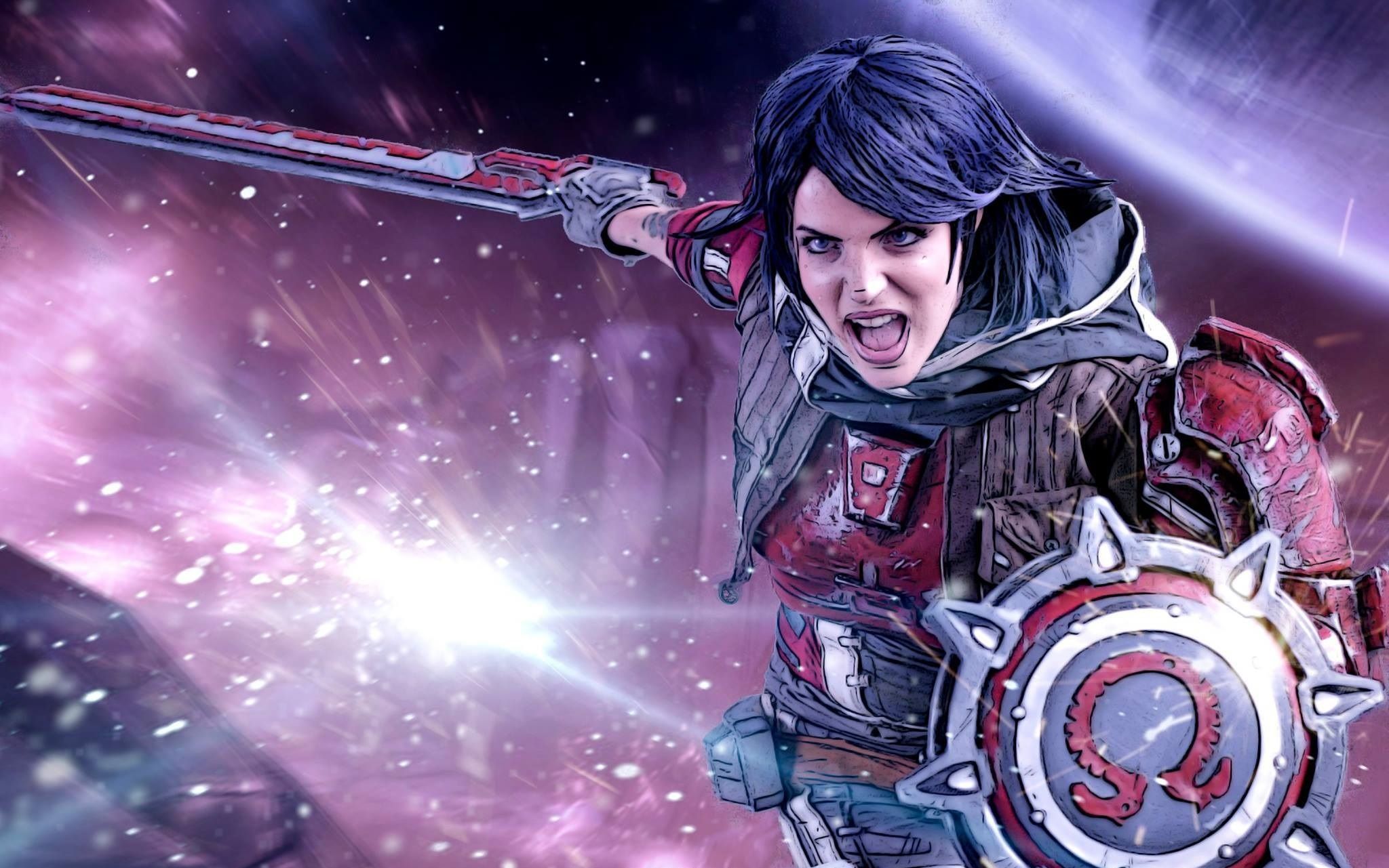 2048x1281 Athena from Borderlands HD Wallpaper Cosplay Showcasex1281