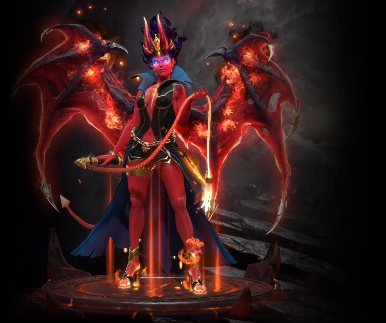 1286x1076 Dota 2 of Ristul. Queen of Pain Arcana