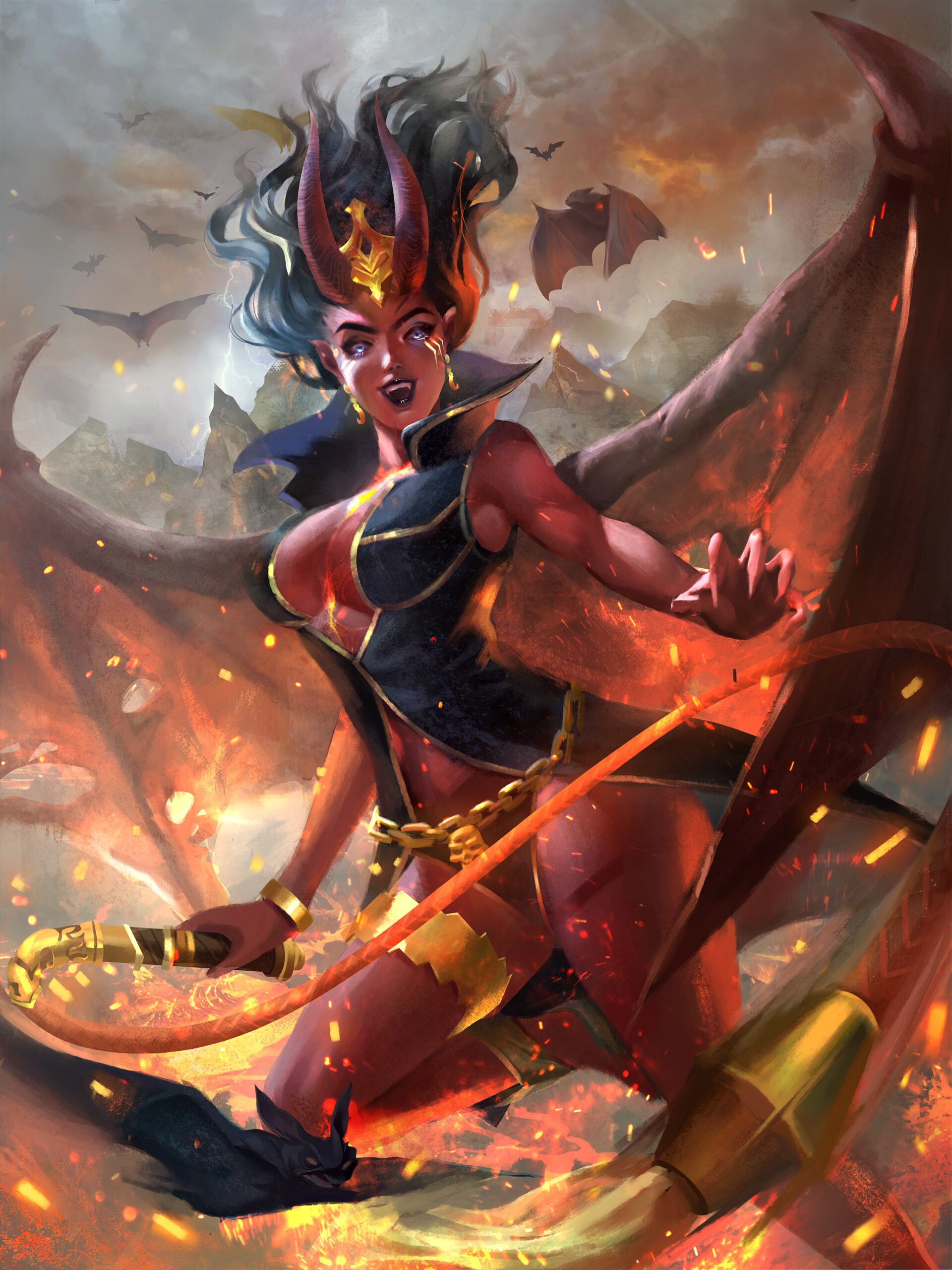 1920x2559 Fan art Queen of Pain