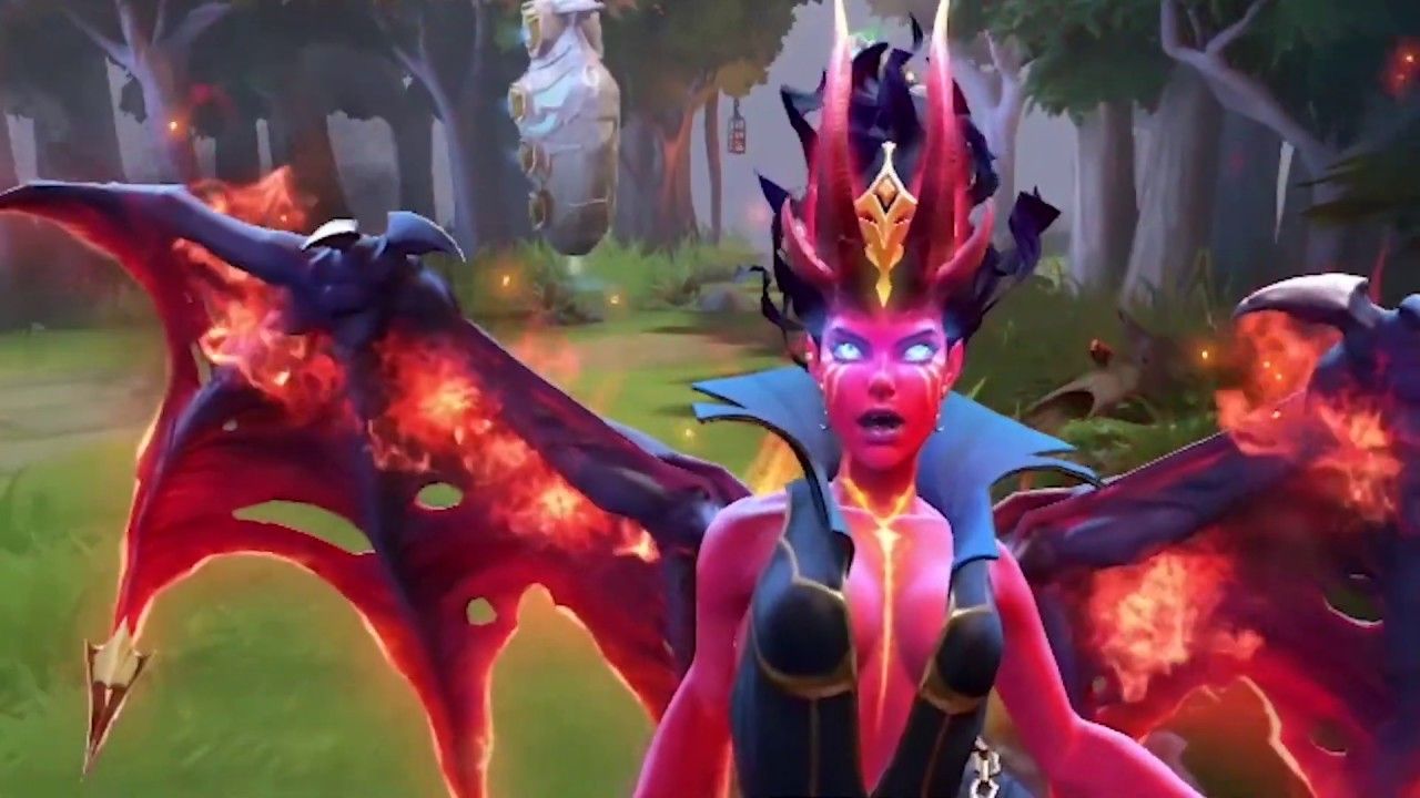 1280x720 Dota 2 With Queen Of Pain (ARCANA)