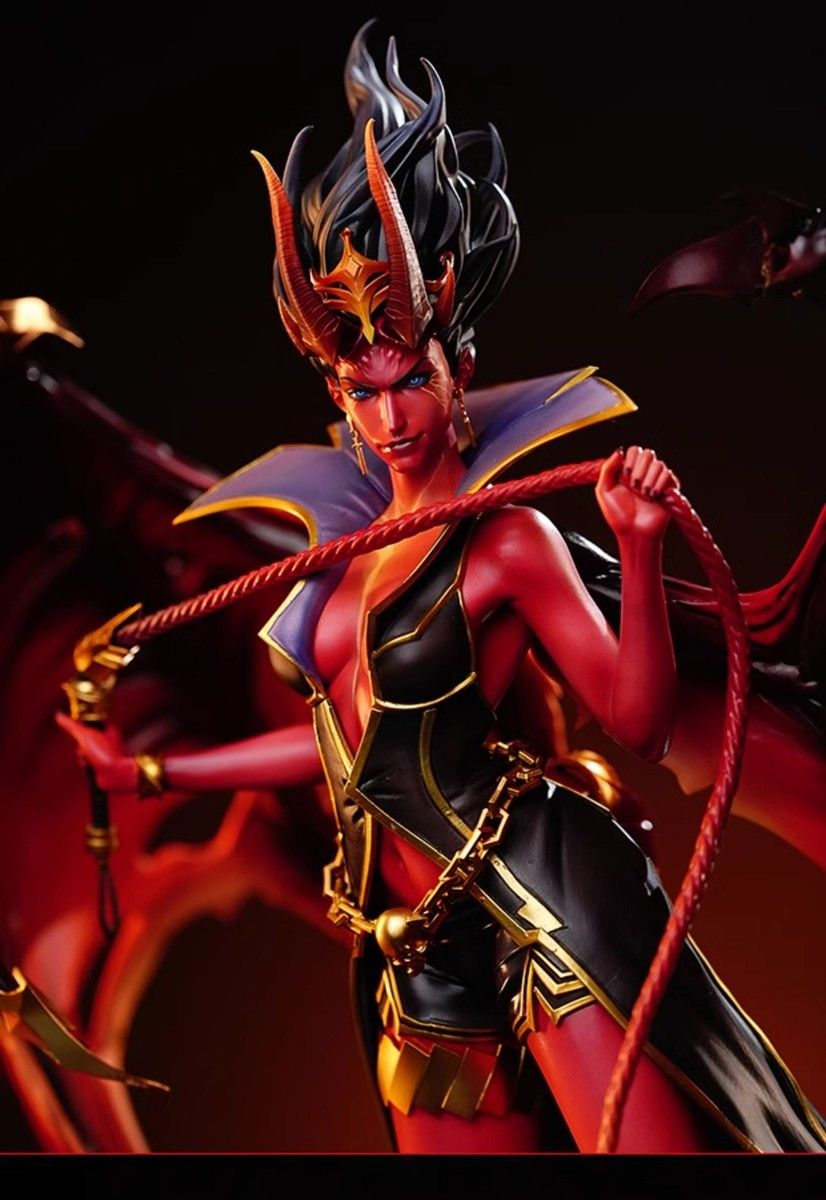826x1200 DOTA2 Preorder Queen of Pain 1 7 Statue Handmade Model with Light Base Limited E