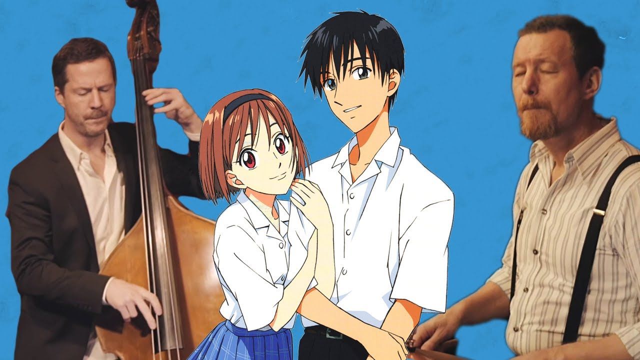 1280x720 Anime Jazz Cover. Tenshi no Yubikiri (from Kare Kano)