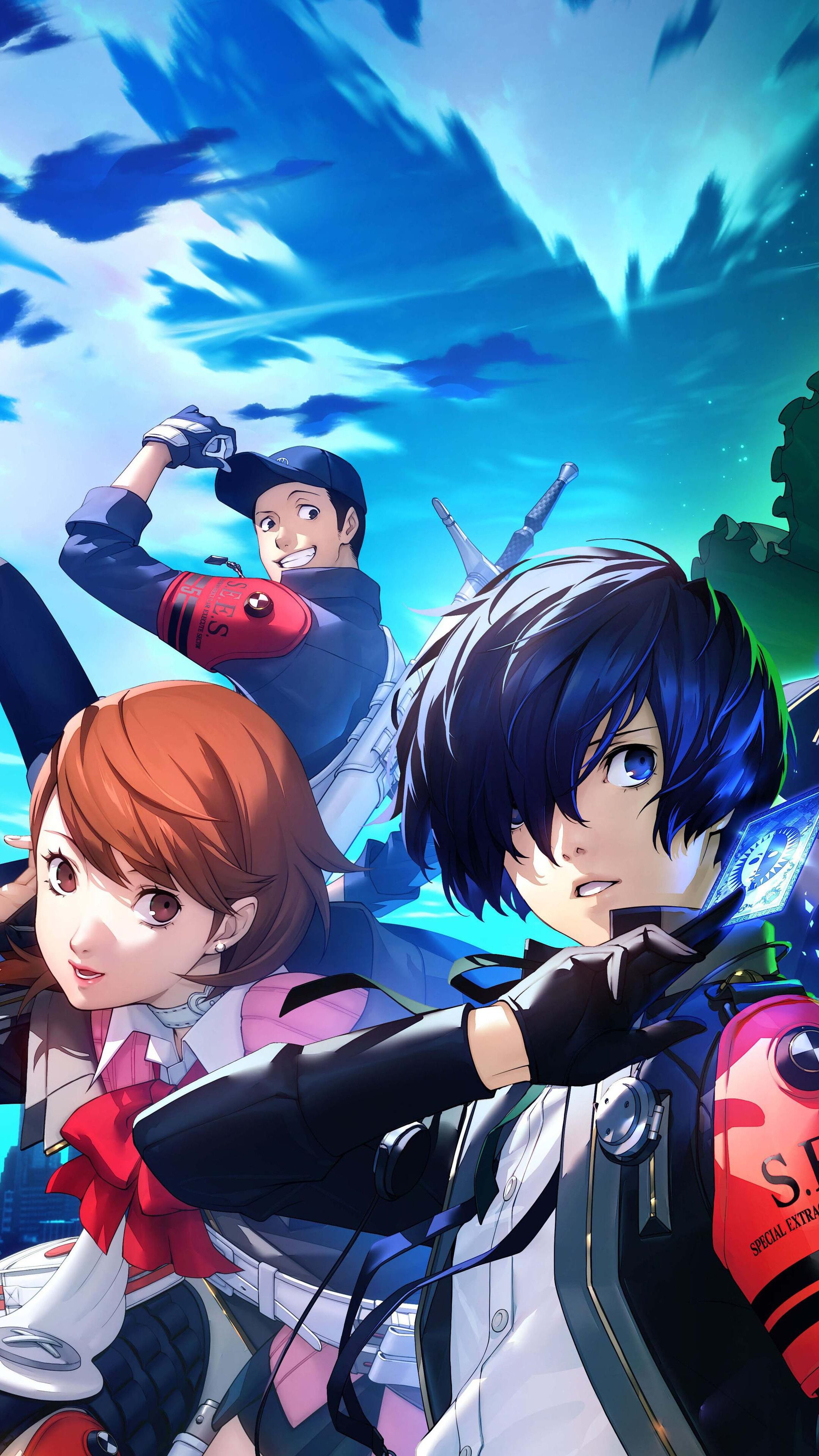 2160x3840 Persona 3 Reload Makoto Yukari Aigis Game Characters 4K Wallpaper iPhone HD Phone n