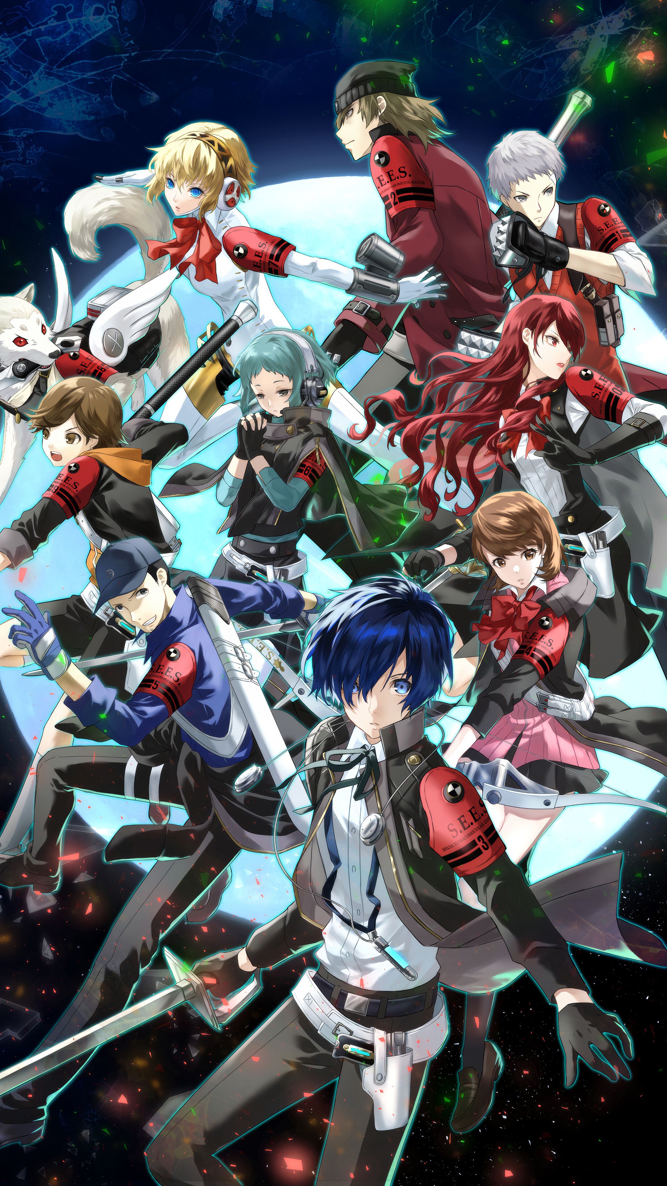2160x3840 Persona 3 Reload Characters Mikoto Junpei Yukari Wallpaper 4K HD PC n