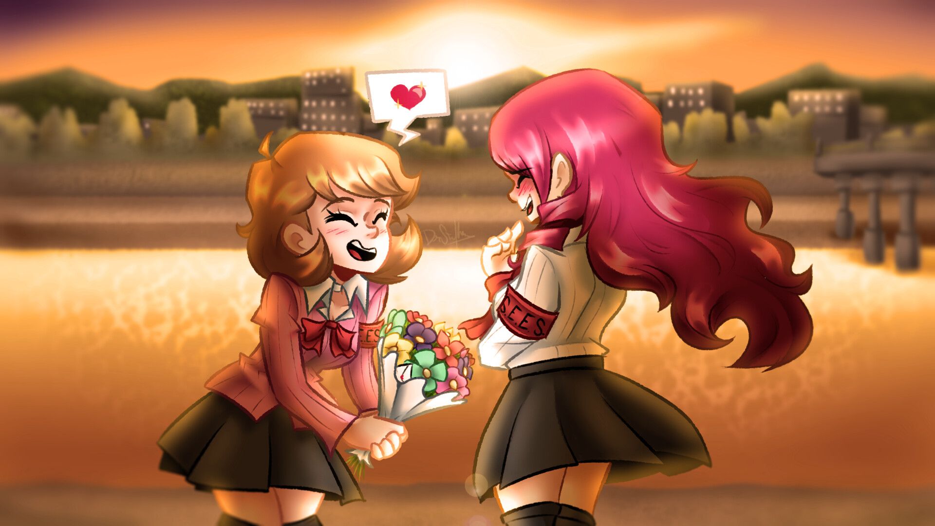 1920x1080 Persona 3 & Mitsuru