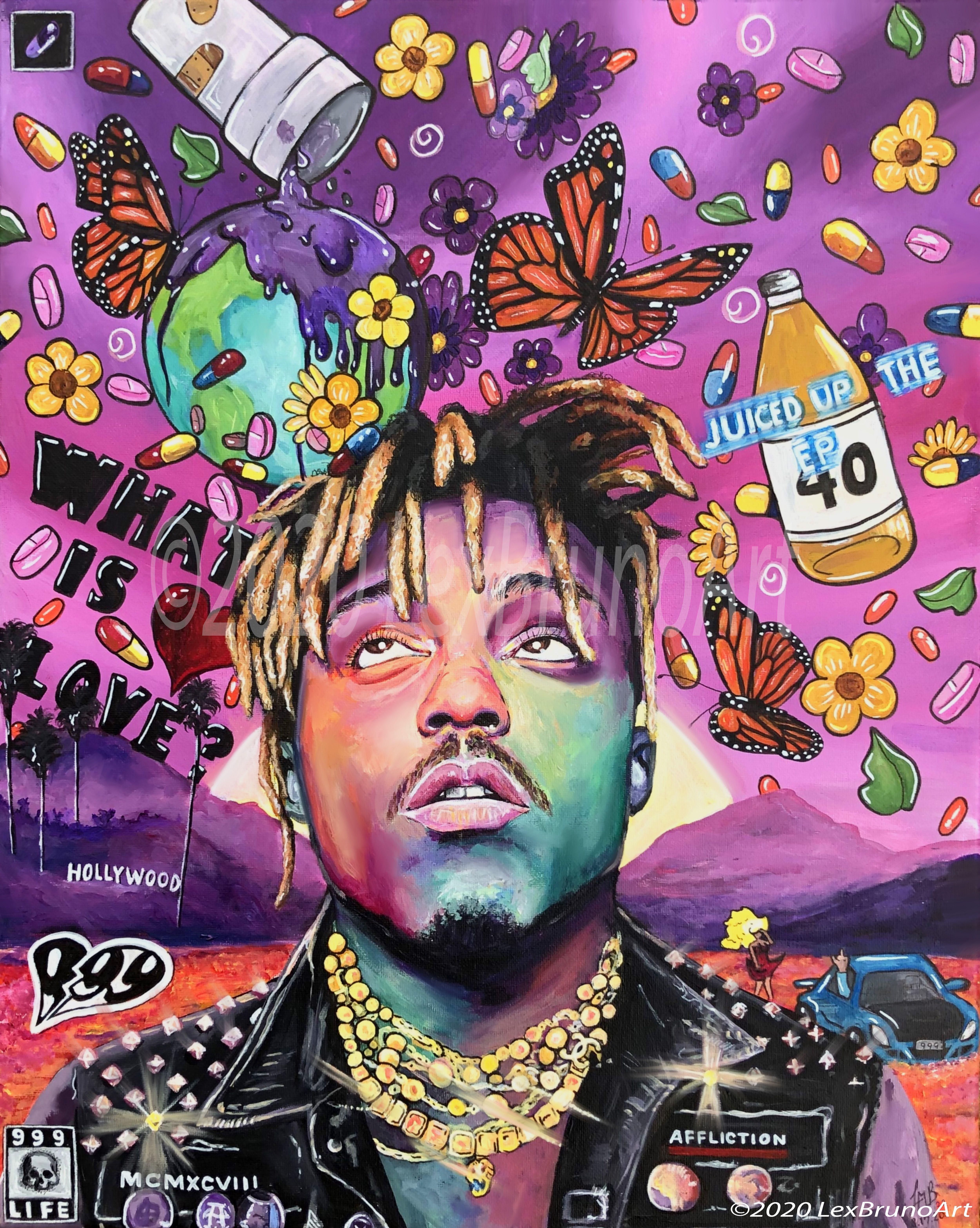 Juice WRLD Art wallpaper by PMPX_dibwib - Download on ZEDGE™