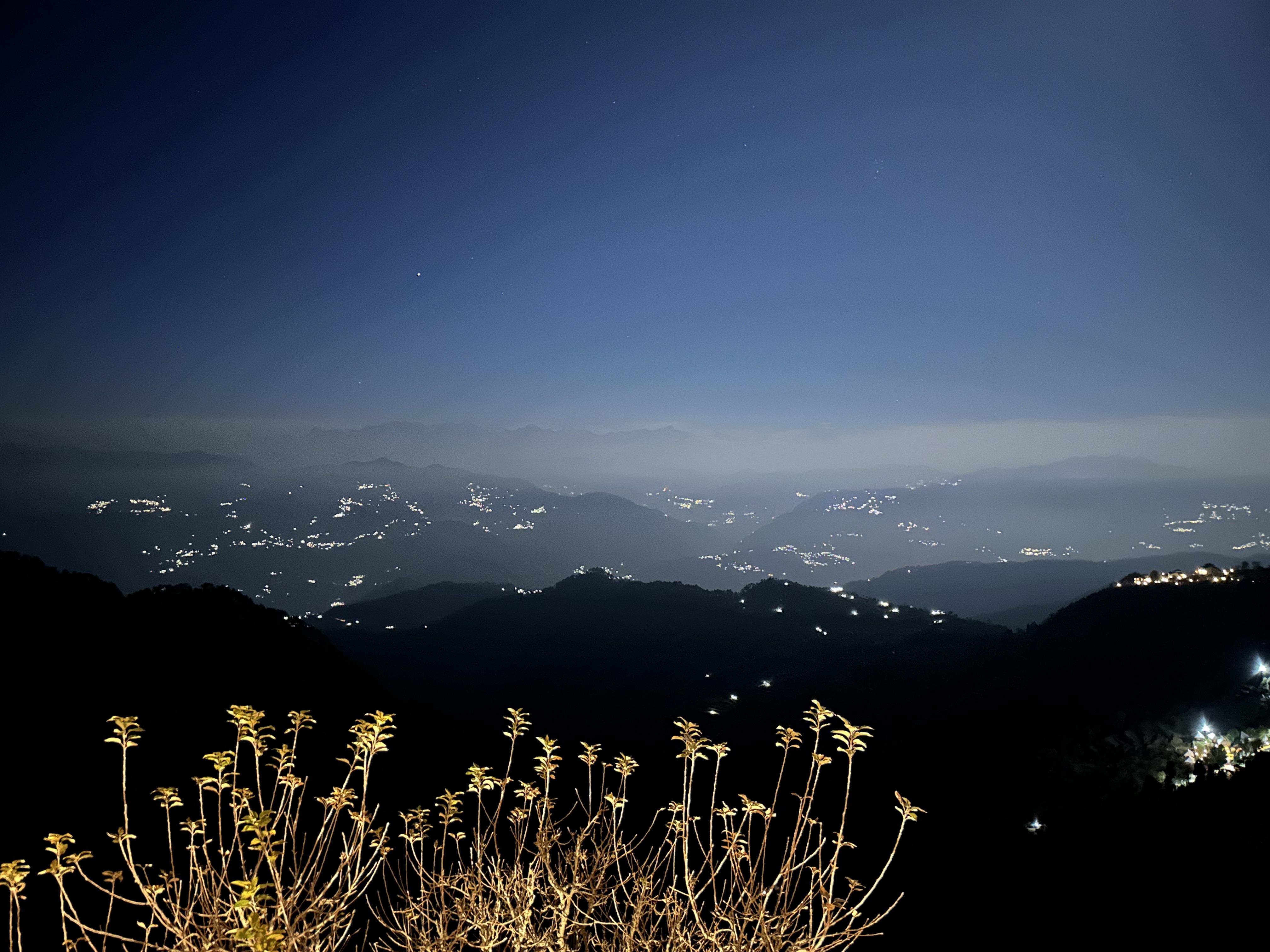 4032x3024 OC Himalayas as seen from Kanatal, Uttarakhand, India