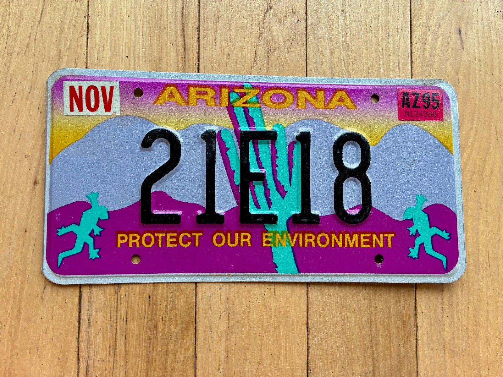 1600x1200 Arizona Protect Our Environment License Plate
