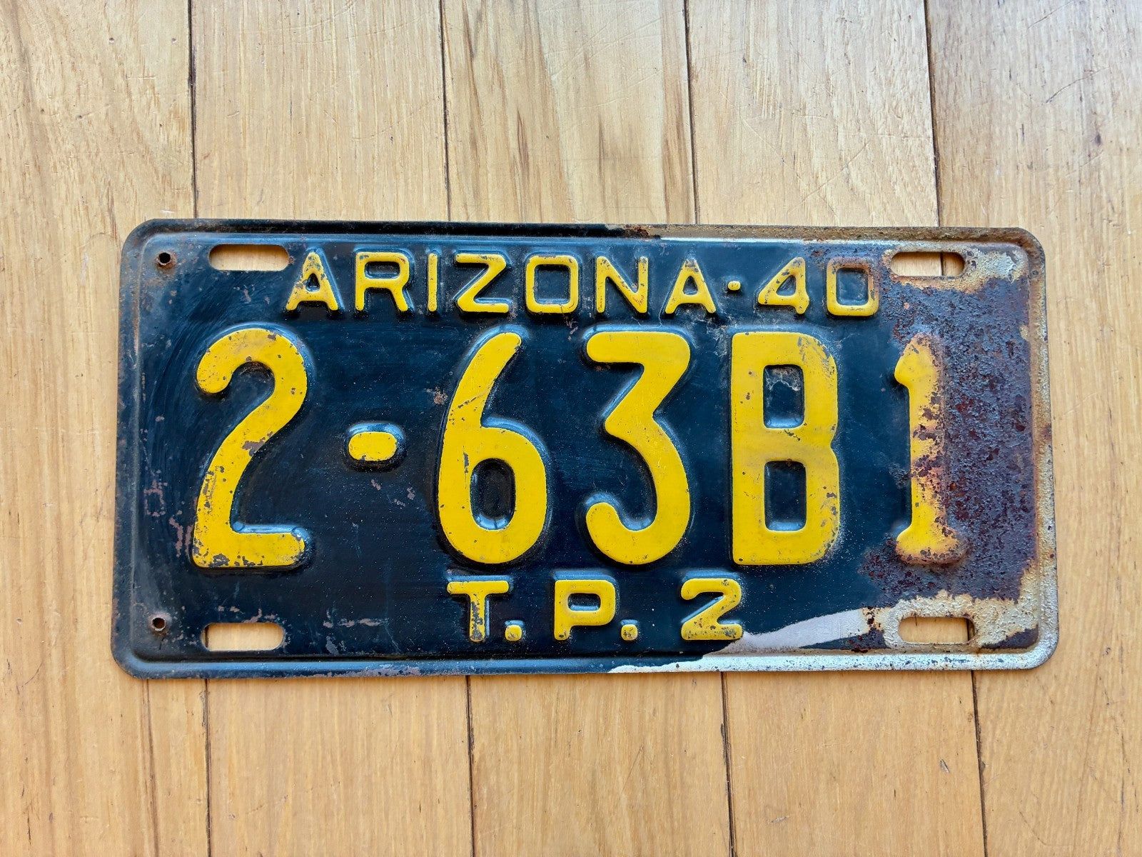 1600x1200 Arizona Pima County License Plate- MVD YOM Clear