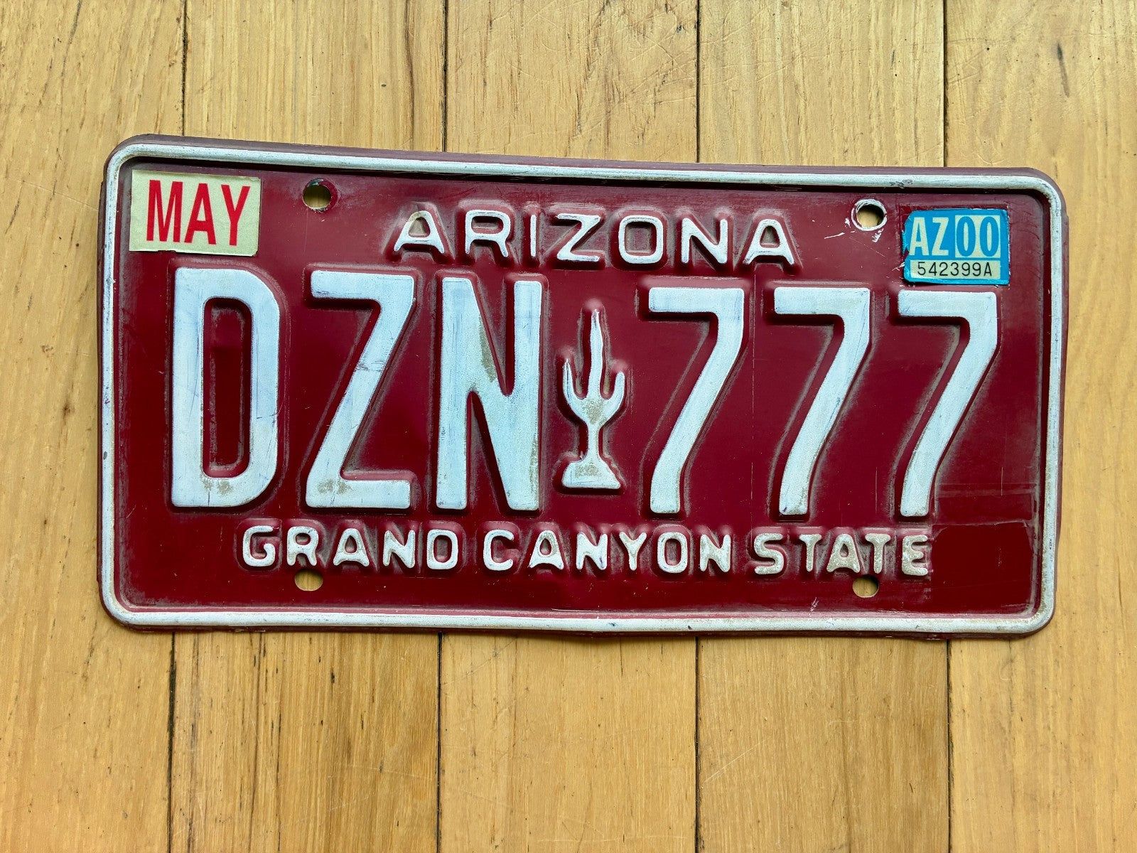 1600x1200 Arizona License Plate