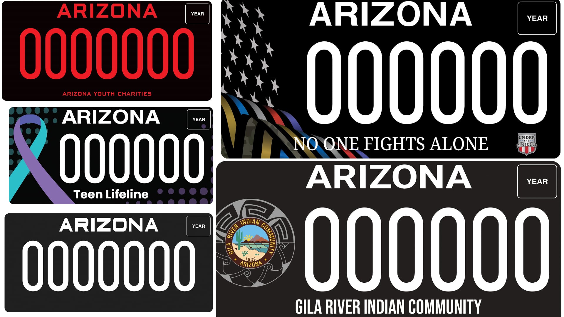 1920x1080 ADOT releases 5 new specialty license plates that could save lives