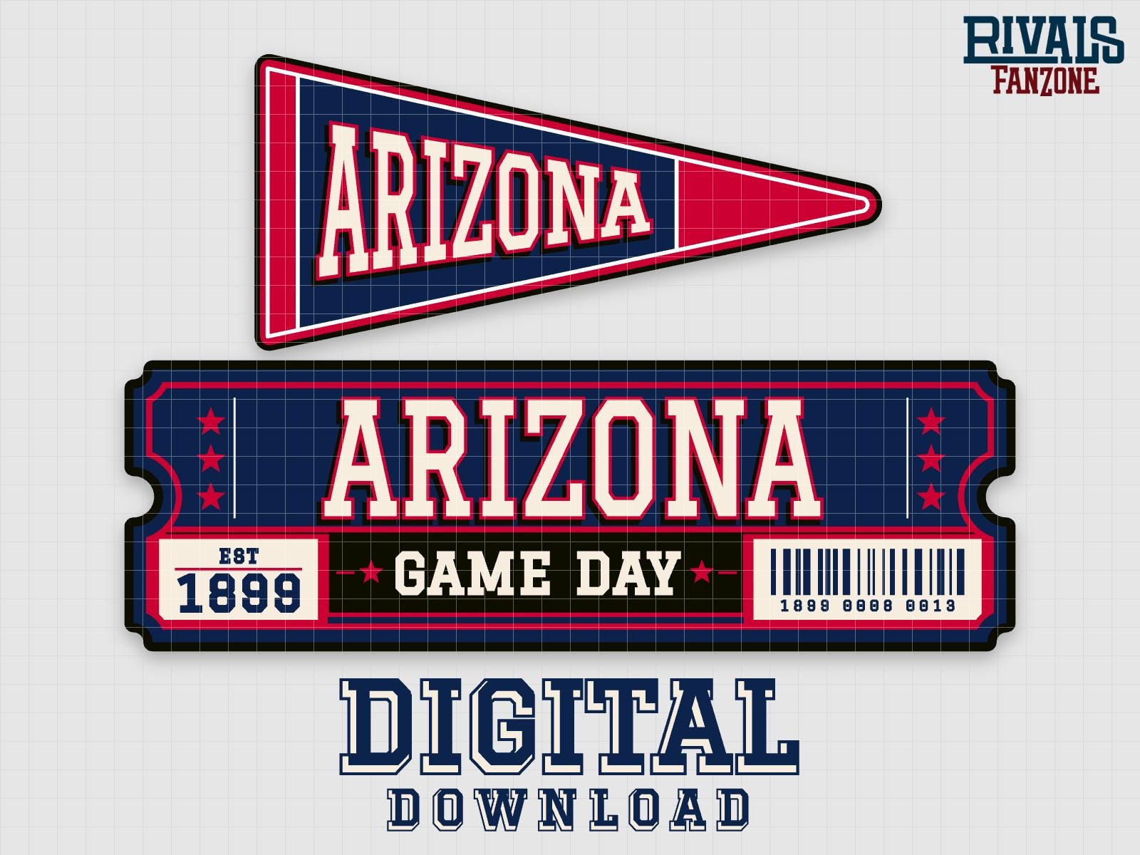 1600x1200 University of Arizona Sublimation