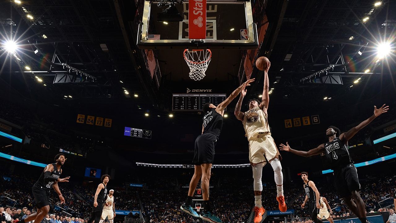 1280x720 Gui Santos Scores Career High 31 Points In 13 Point Comeback Win Over Nets. Golden State Warriors
