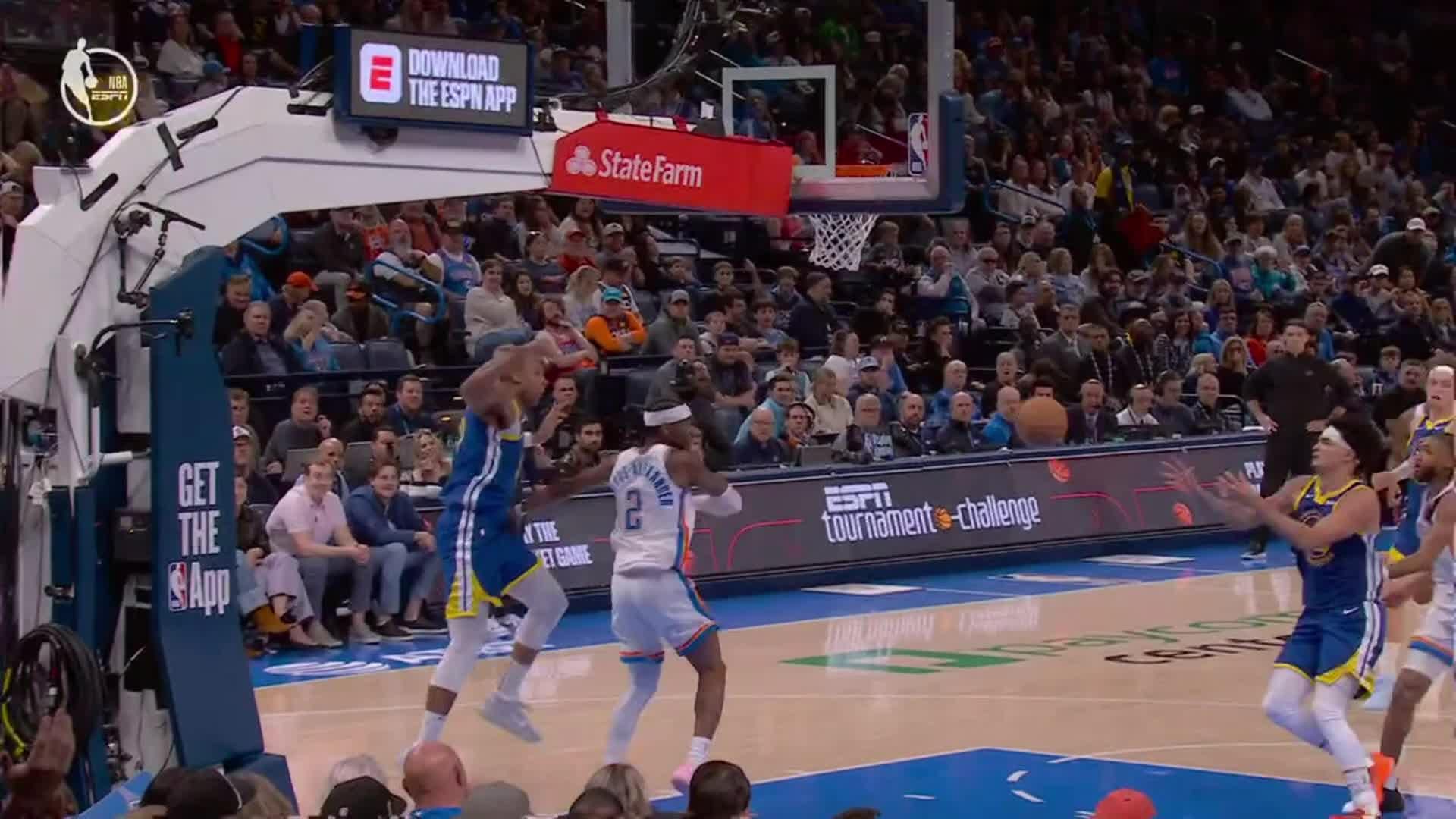 1920x1080 [Highlight Gui Santos With The Clutch And 1 Off A Nice Pass By Al Horford To Cut The Thunder Lead To Just One (with Replays)