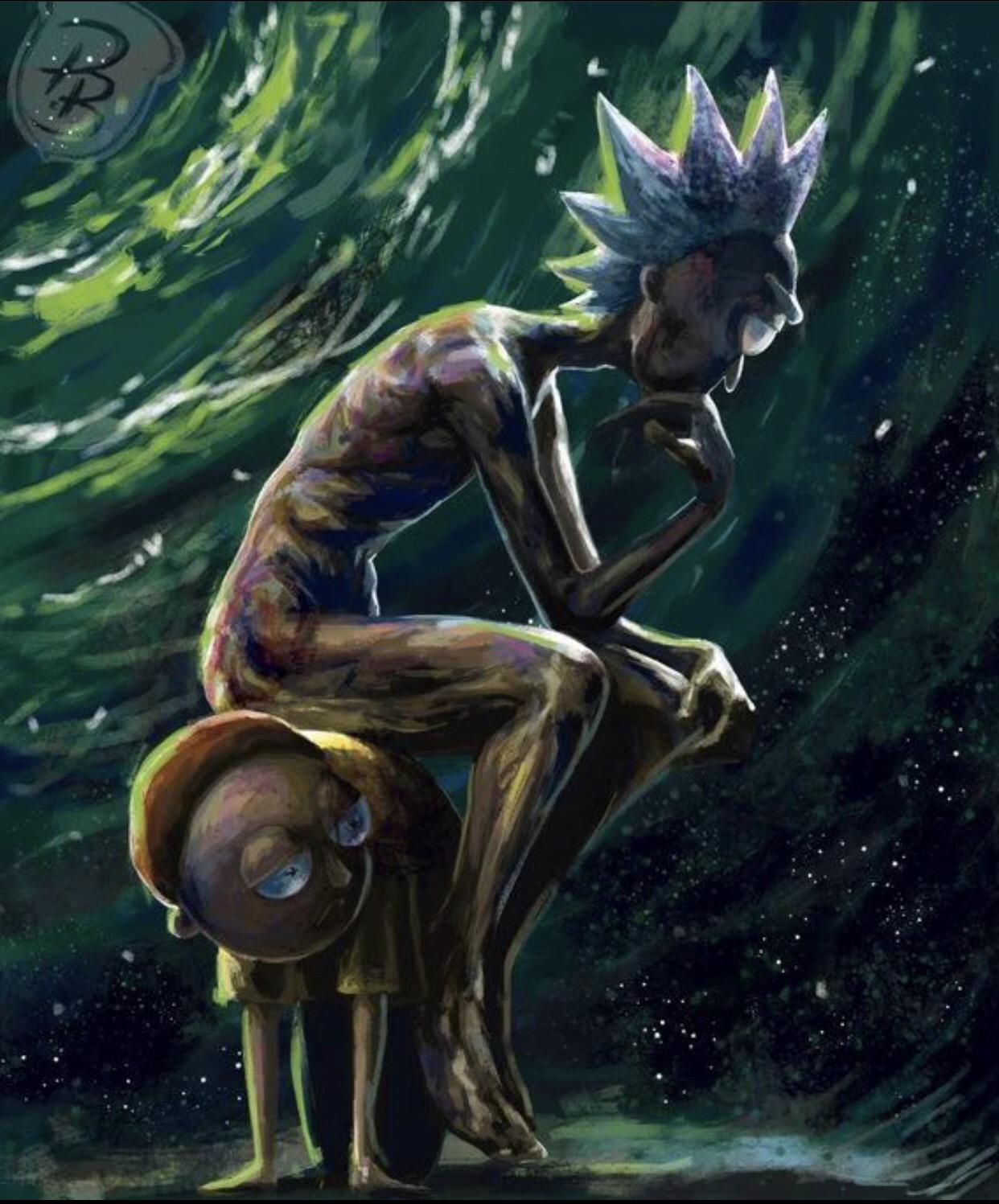 1242x1497 rickandmorty fanart