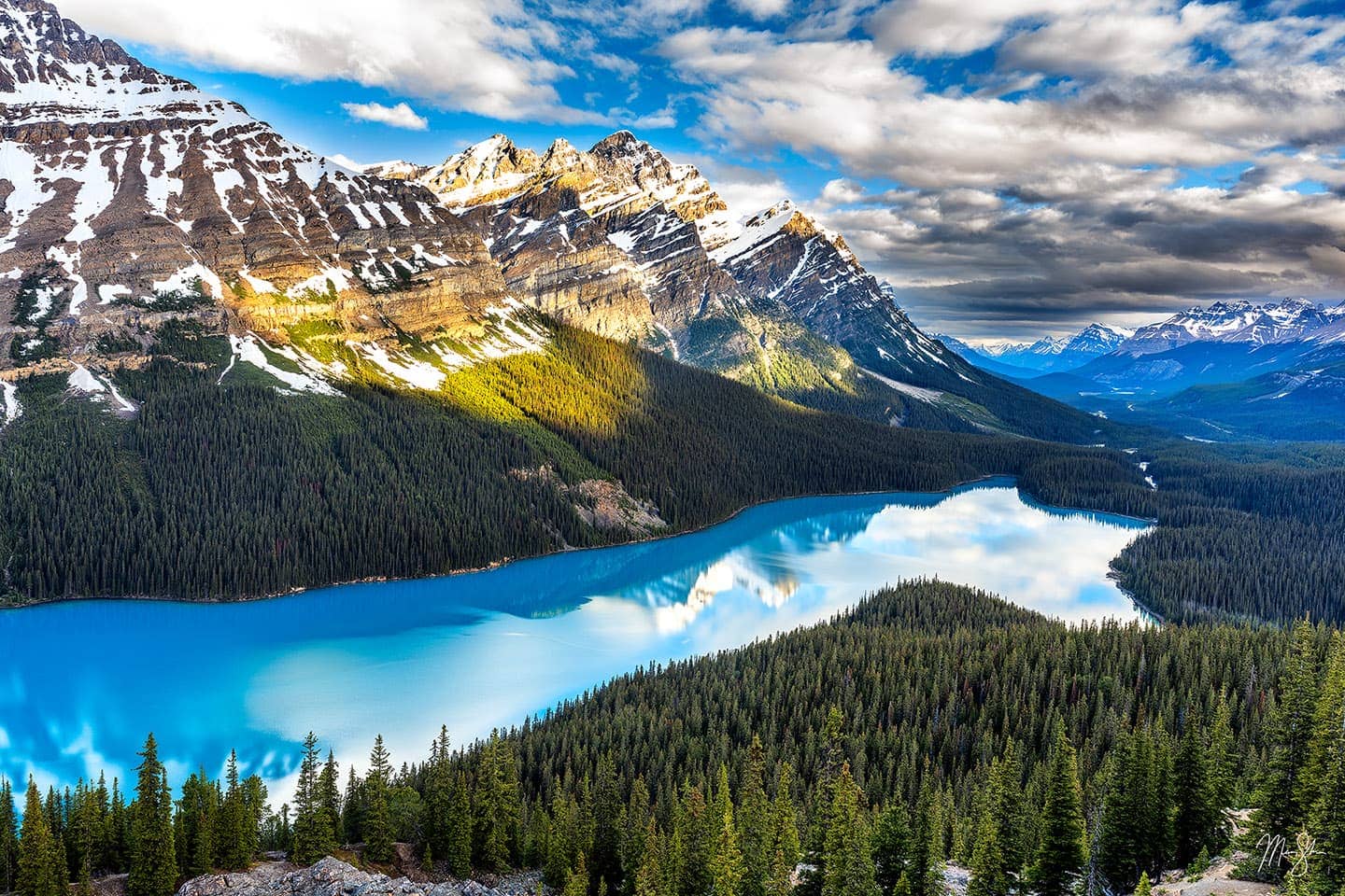 1440x960 Glacial Luminescence. Peyto Lake Fine Art Print. Mickey Shannon Photography