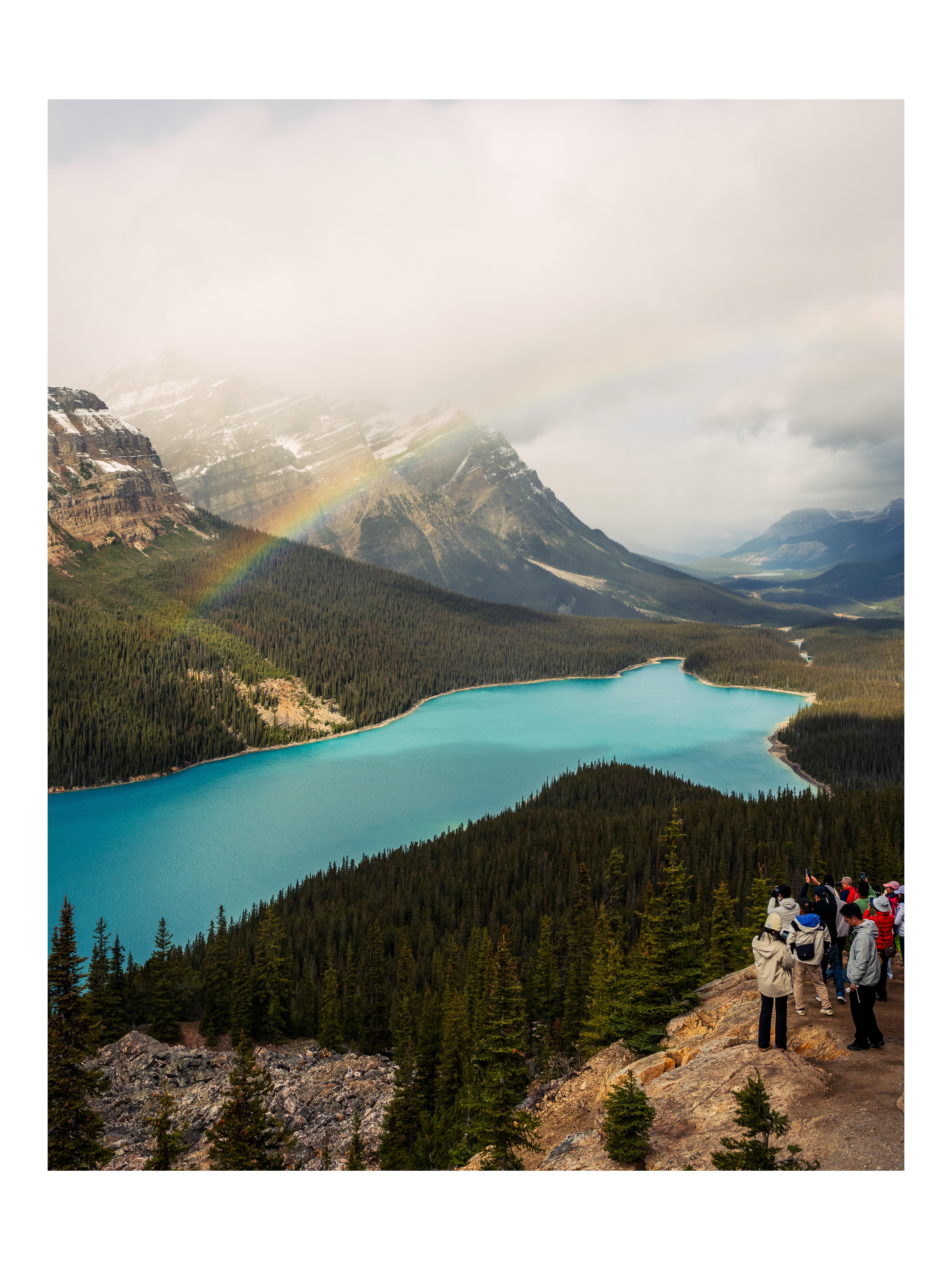 5334x7112 Peyto Lake on a gloomy day