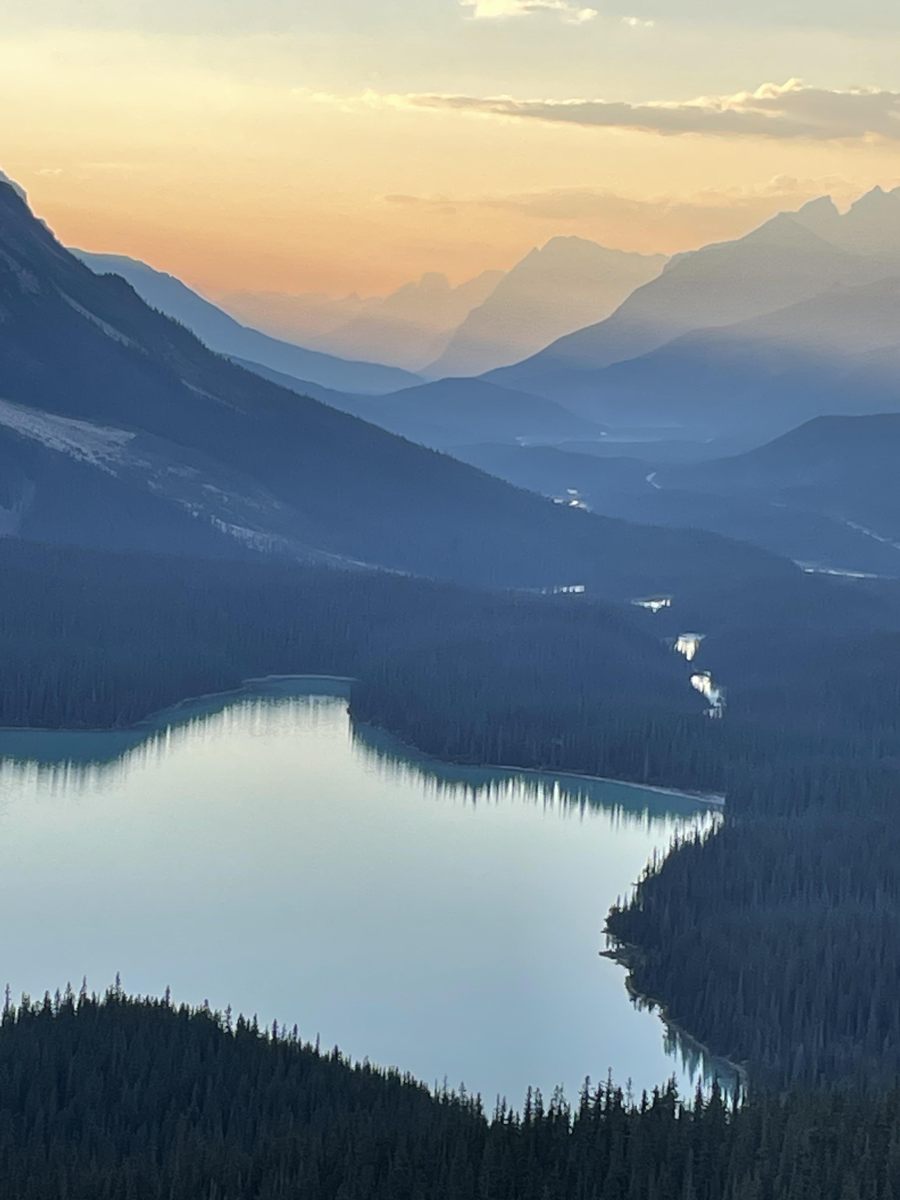 3024x4032 Don't tell anyone, but Peyto Lake at sunset is the most beautiful view in the whole area
