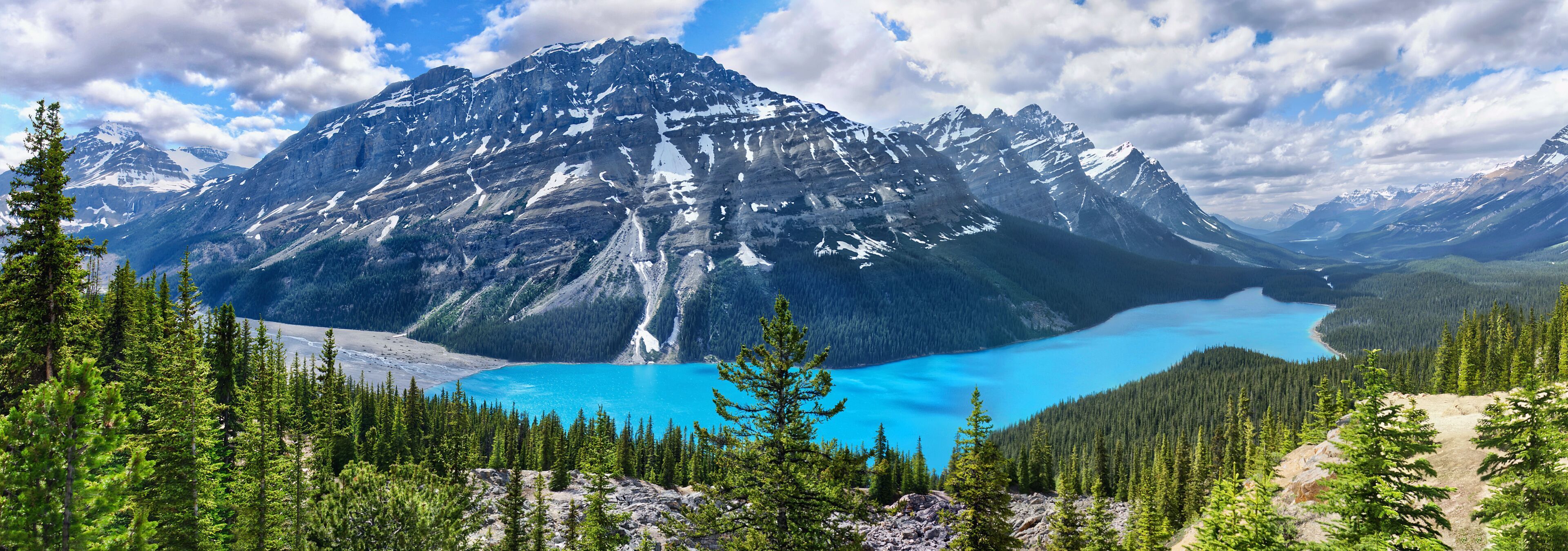 3840x1349 Peyto Lake Tours