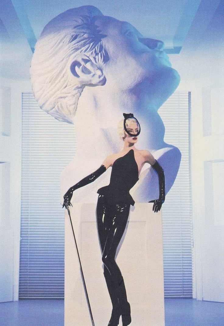 736x1069 Mugler alien aesthetic. Thierry mugler iconic looks, Mugler wallpaper, Futuristic fashion